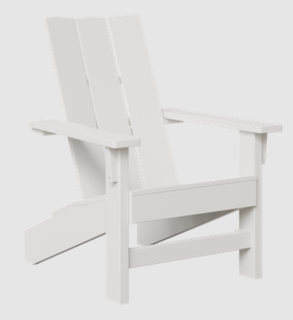 Premium Modern Adirondack Chair - Weather-Resistant Outdoor Patio Furniture for Garden, Poolside & Backyard Relaxation