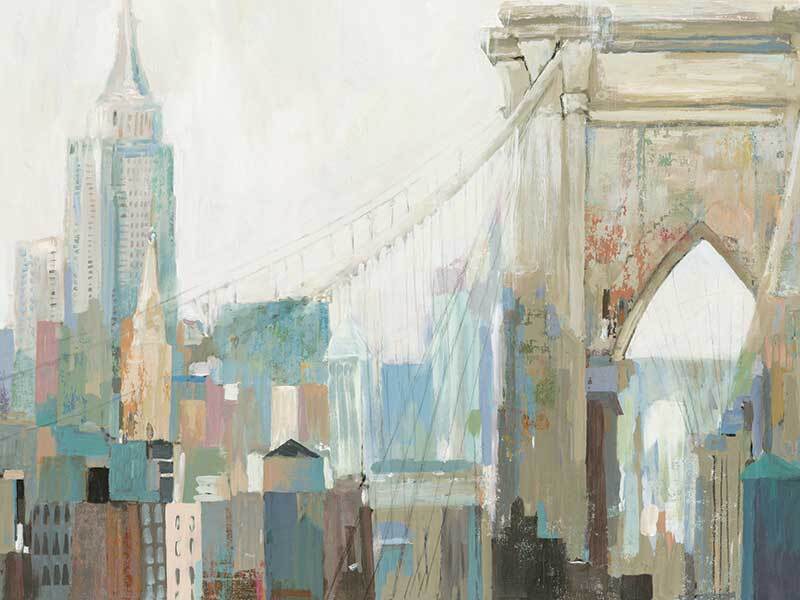 Brooklyn Bridge Canvas Art Print - Stunning New York City Skyline Wall Decor for Living Room, Office & Bedroom | High-Quality Framed Canvas Painting