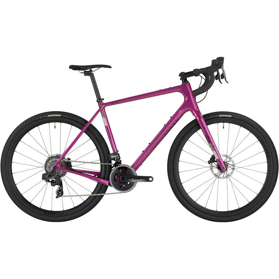 **Salsa Warbird C Force AXS Gravel Bike - 700c Carbon Frame, Berry Color - Perfect for Adventure Riding & Long-Distance Cycling**