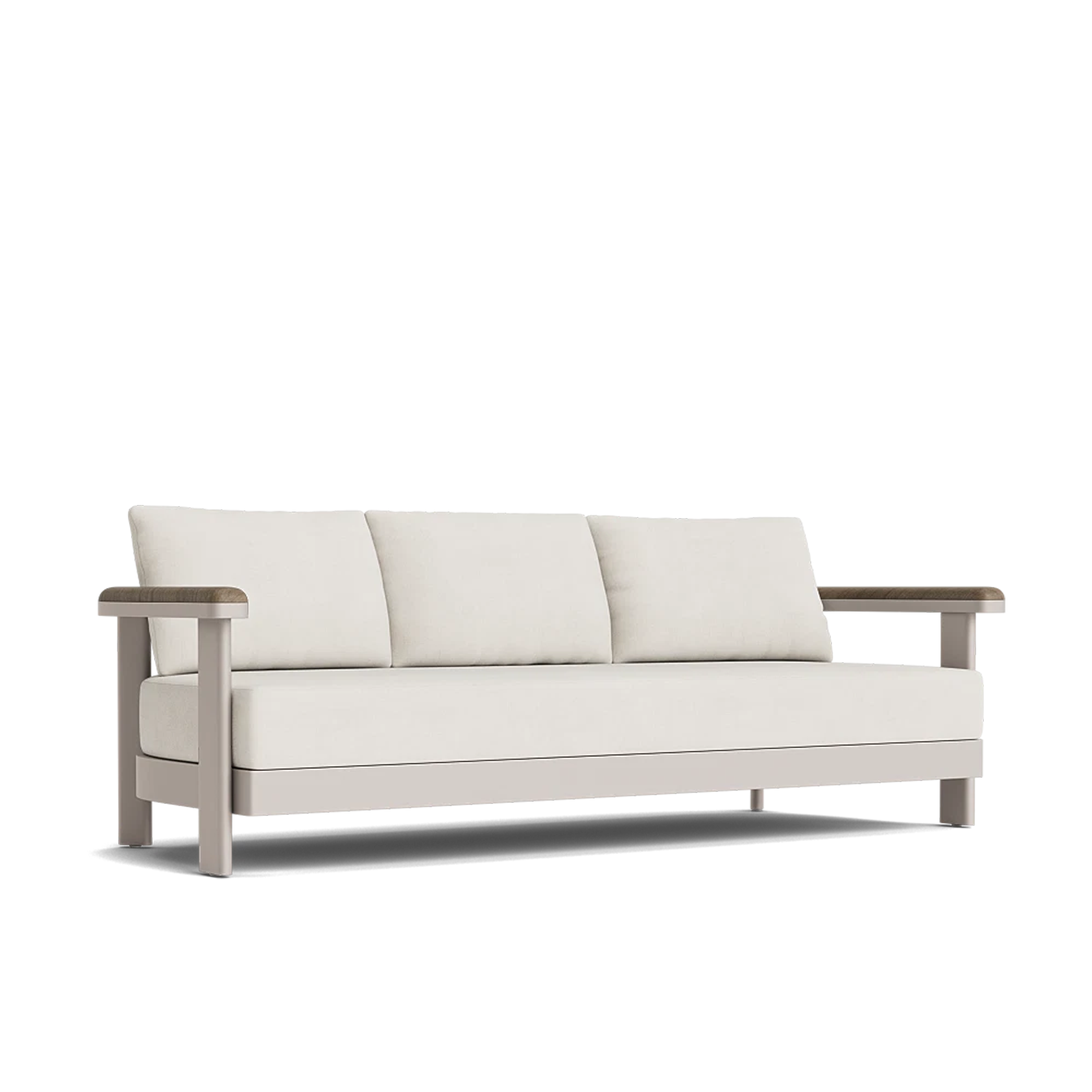 Modern Luca Sofa with Teak Wood Frame - Stylish and Durable Living Room Furniture for Home & Office Use