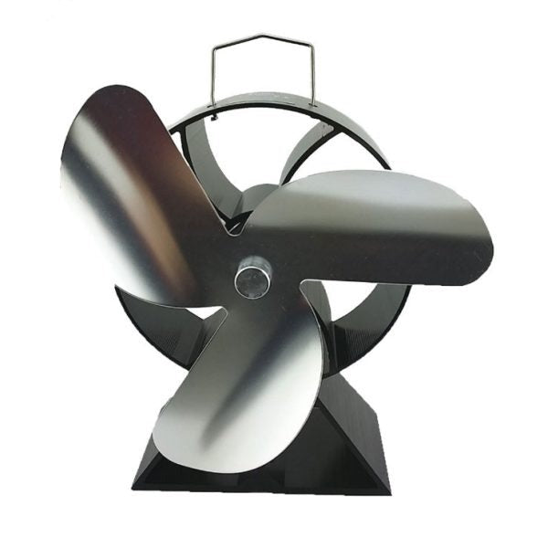 3 Blade Stove Fan VDSF643 - Eco-Friendly Heat Powered Stove Fan for Wood Burning Stoves - Perfect for Energy Efficient Home Heating & Improved Air Circulation in Living Rooms, Cabins & RVs