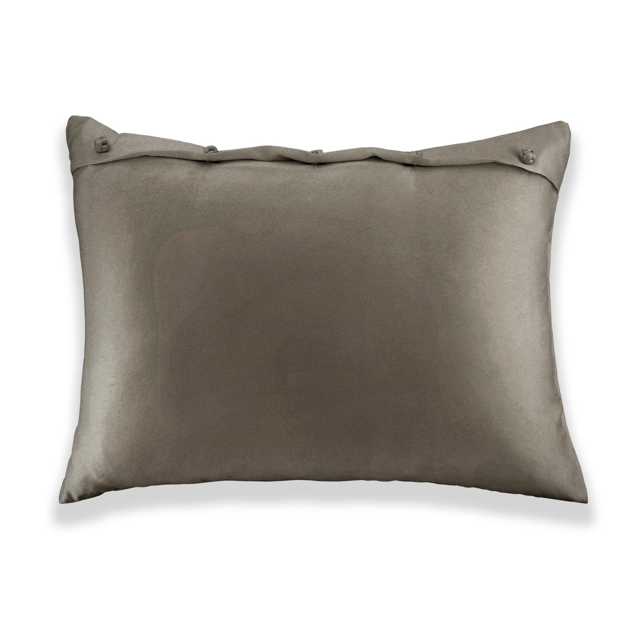 Luxury Charmeuse Pillow Sham with Elegant French Knots - Perfect for Master Bedroom & Guest Room Decor