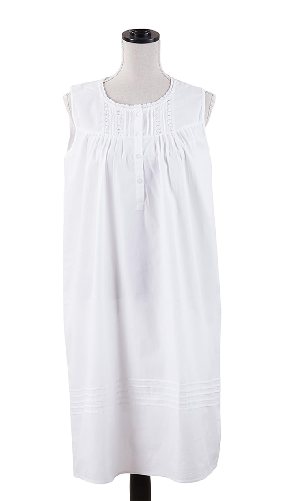 StylSilove Women's 100% Pure Cotton Embroidered Nightgown - Soft Sleepwear & Night Dress for Comfortable Sleep, Lounge & Home Relaxation