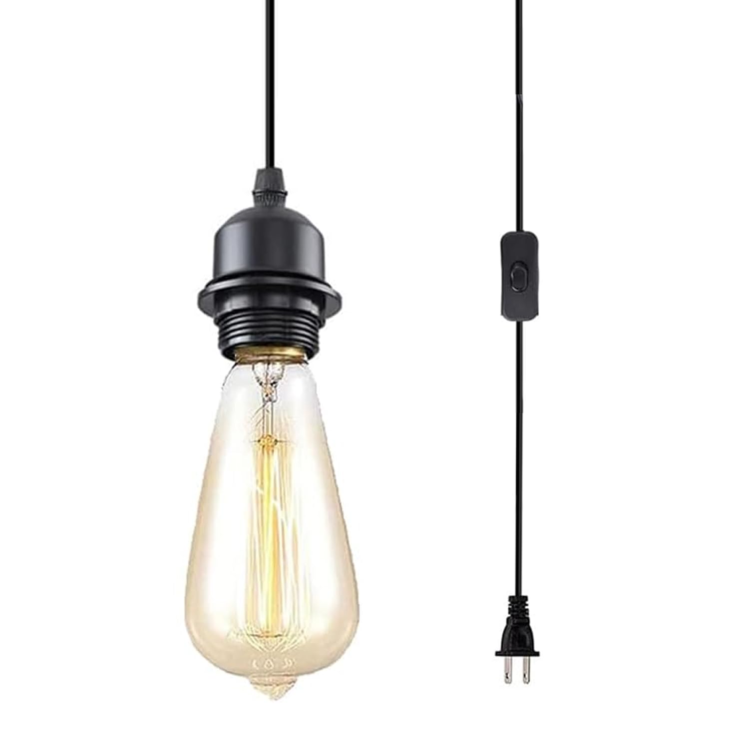 Modern Farmhouse Pendant Lighting - Industrial Chandelier for Kitchen Island, Dining Room & Living Room Ceiling | Rustic Hanging Light Fixture for Home Decor & Ambience
