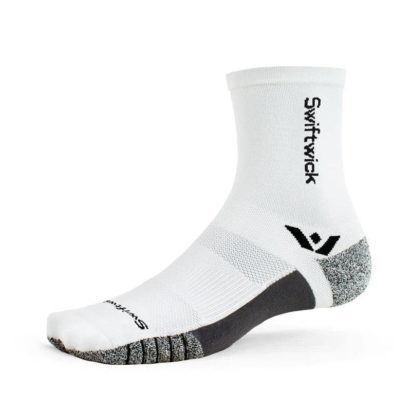 Swiftwick Flite XT Mid Crew Socks - Performance Running & Hiking Socks for Men & Women - Moisture-Wicking, Breathable & Cushioned for All-Day Comfort - Perfect for Trail Running, Gym Workouts & Outdoor Adventures