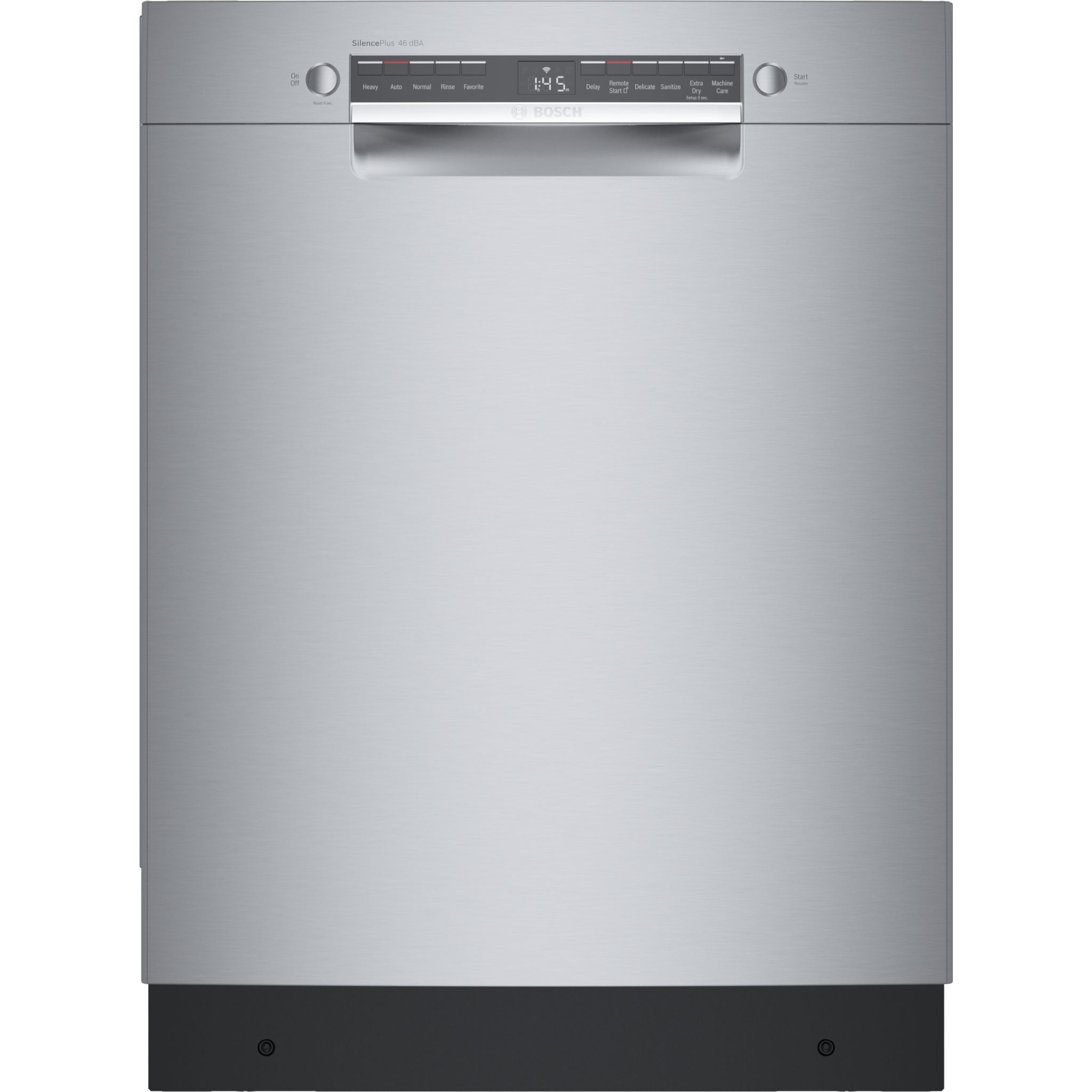 Bosch SGE53B55UC Built-In Dishwasher - 24 Inch Stainless Steel Interior with CrystalDry Technology for Sparkling Clean Dishes - Perfect for Kitchens, Restaurants and Busy Households
