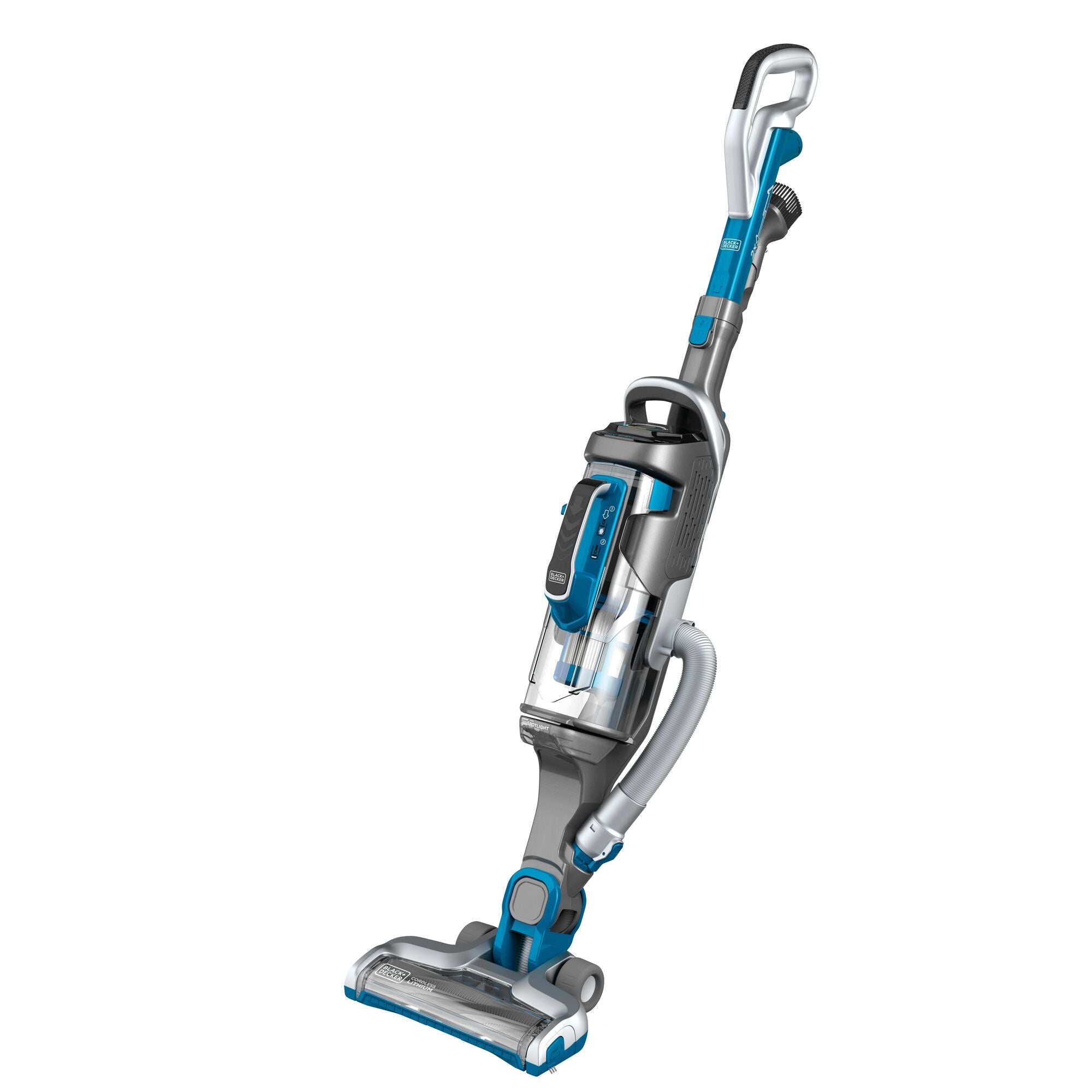 POWERSERIES™ Pro 2-in-1 Cordless Vacuum Cleaner - Lightweight & Powerful Handheld Vacuum for Hardwood Floors & Carpets - Ideal for Home, Car & Pet Hair Cleaning (Blue)