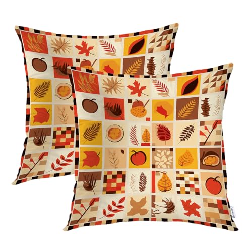 Autumn Checkered 1a Orange