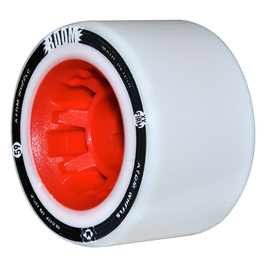 Atom Boom 59mm/38mm Quad Skate Wheels 4-Pack - High Performance Roller Skating Wheels for Indoor & Outdoor Use