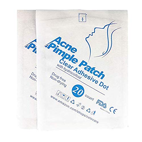 AVEDIA Acne Patches for Face - 40 Pcs Hydrocolloid Pimple Patches (12mm) for Overnight Spot Treatment | Clear Blemishes & Prevent Picking | Perfect for Travel & Daily Skincare Routine
