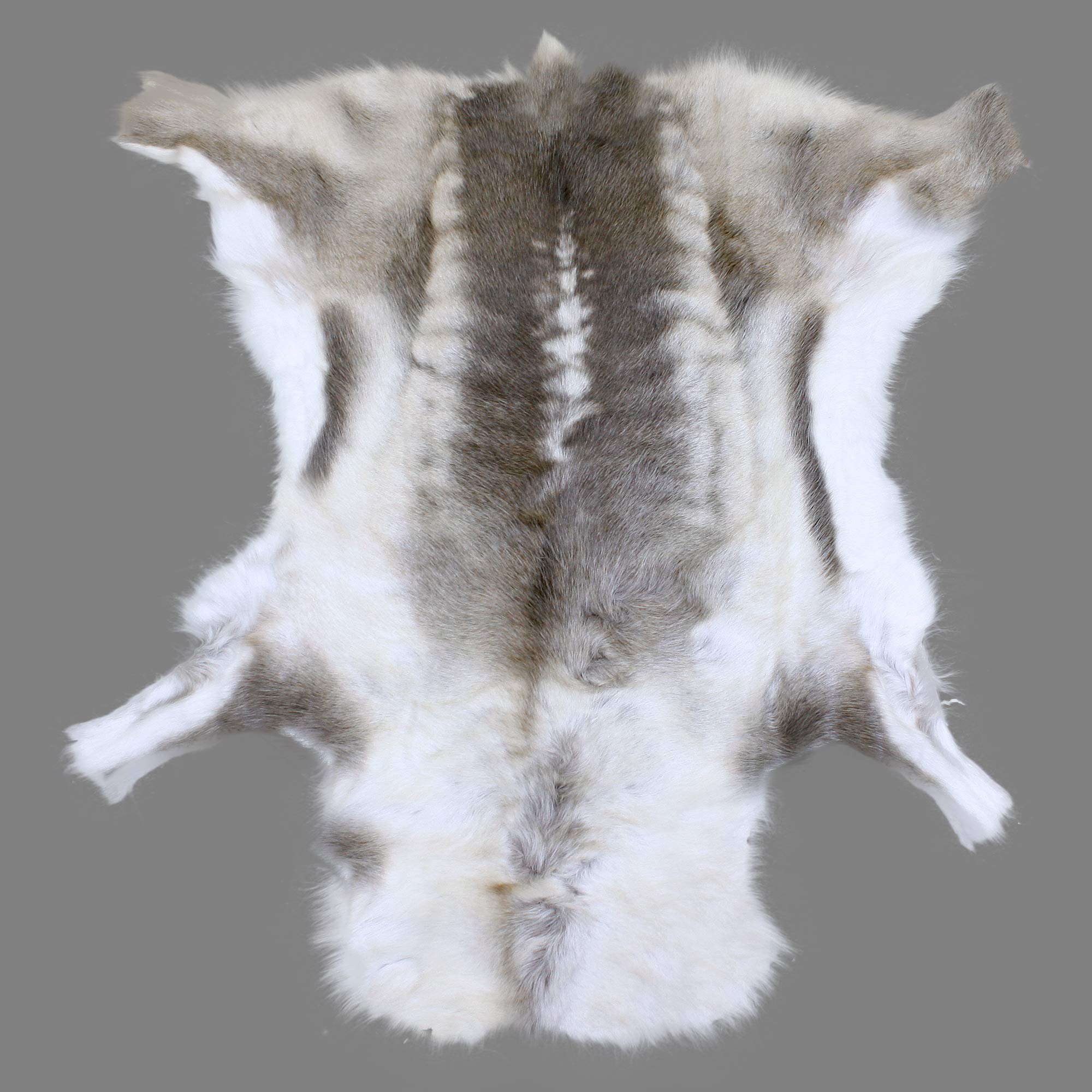 Premium Reindeer Hide with Hair On (52-56 inches) - Authentic Glacier Wear for Cozy Home Decor, Rustic Cabin Style & Winter Fashion Accessories