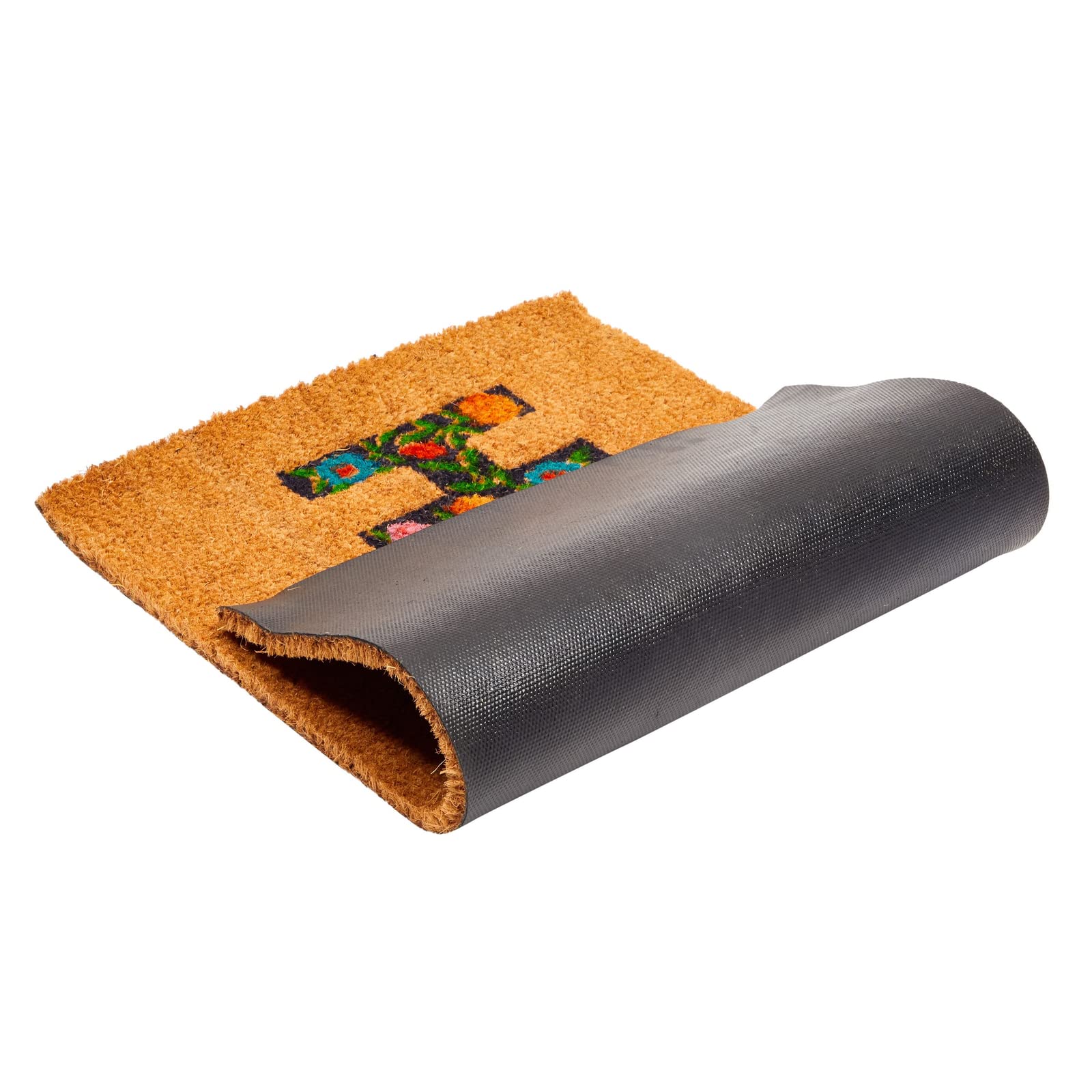 Juvale Non-Slip Coco Coir Front Door Welcome Mat - 17 x 30 Inch Durable Indoor Outdoor Rug for Home, Porch, Entryway - Natural Eco-Friendly Doormat for High Traffic Areas, All Weather Use