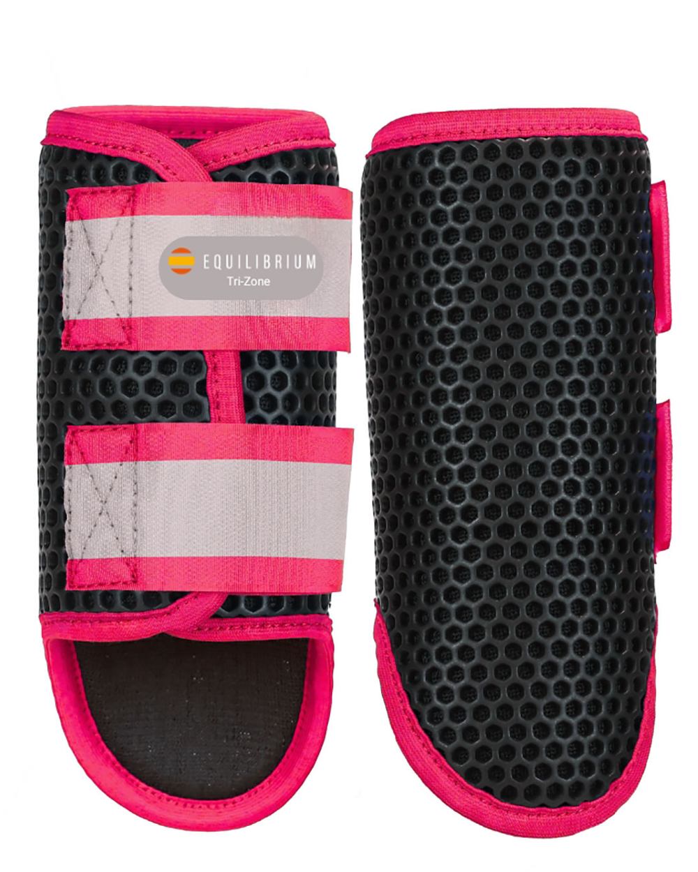 Equilibrium Tri Zone Brushing Boots for Horses - Breathable & Protective Horse Boots for Riding, Training & Stable Use - Perfect for Dressage, Jumping & Everyday Care