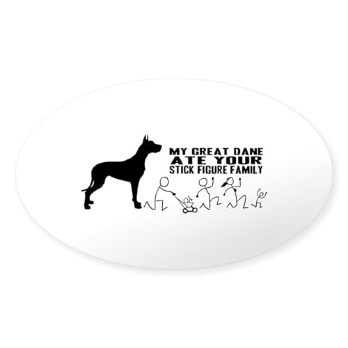 Clear - Great Dane Sticker