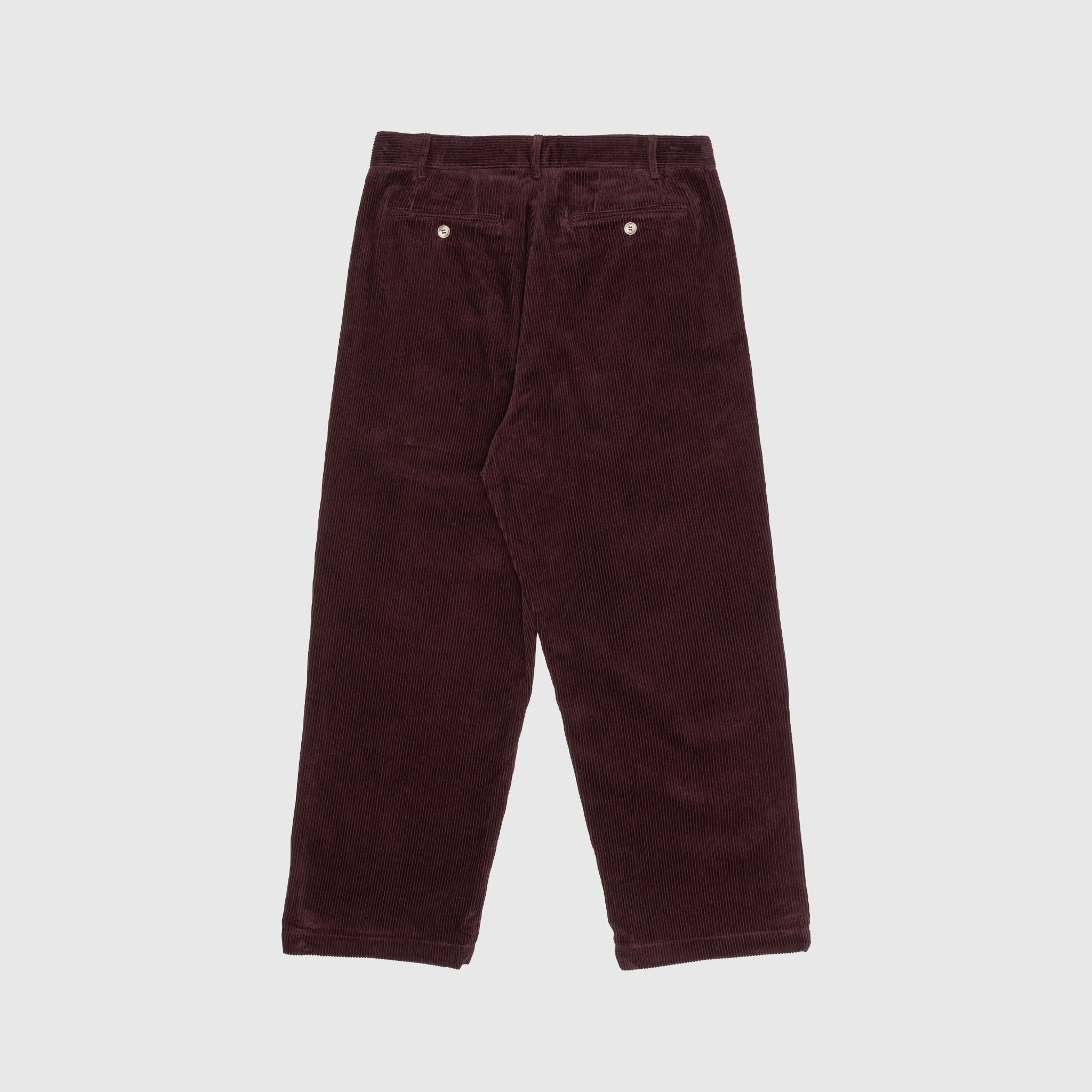 Double Pleated Cord Pants for Men - Comfortable & Stylish Casual Trousers - Perfect for Office, Travel & Everyday Wear
