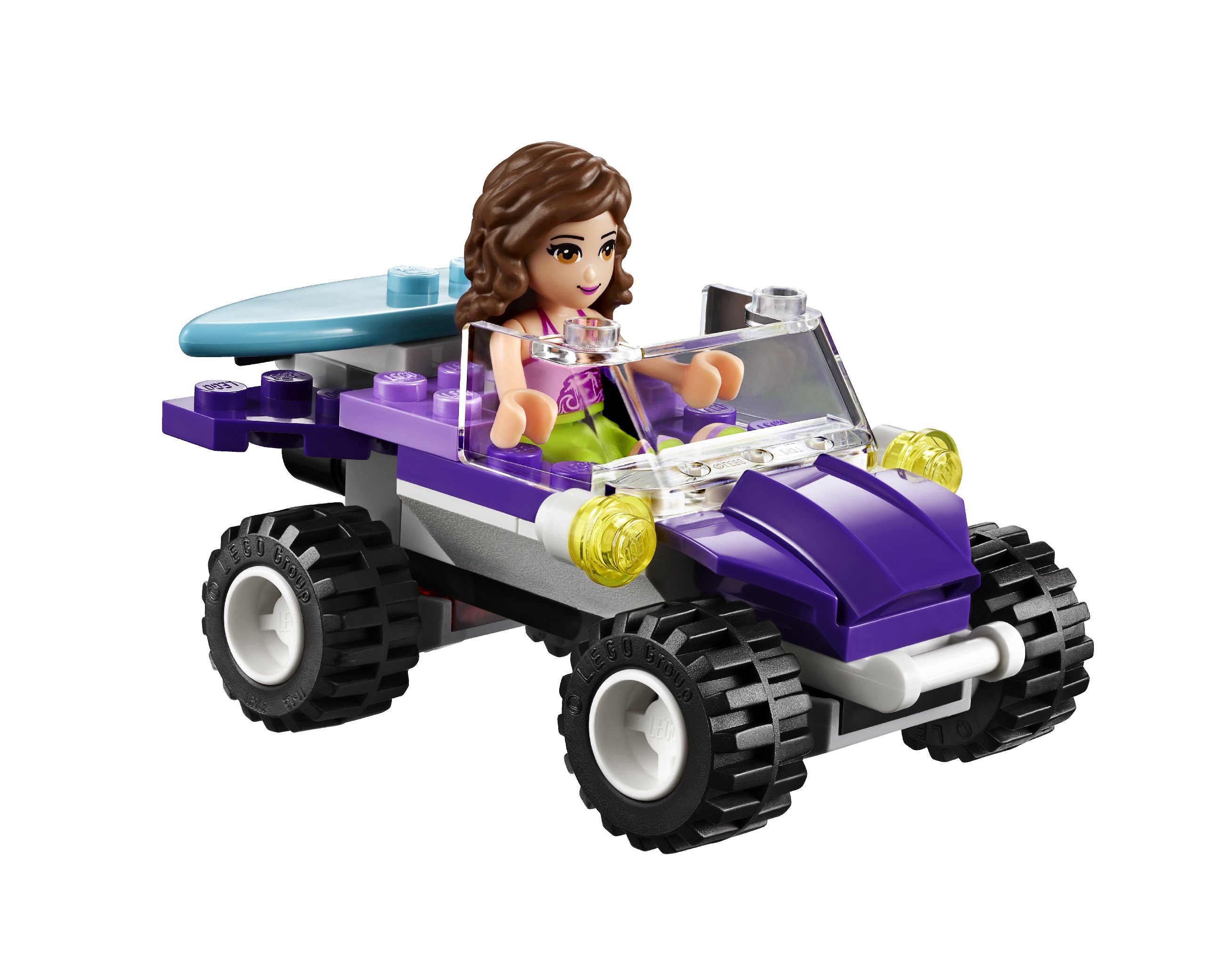 LEGO Friends Olivia's Beach Buggy Toy Car Building Set - Creative Beach Adventure Playset for Kids, Perfect for Summer Fun & Outdoor Play
