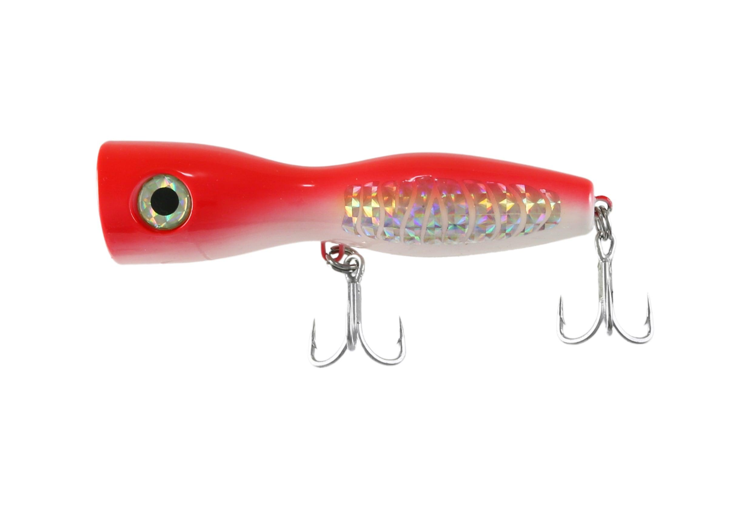 Jigging World Wadani Poppers - Topwater Fishing Lures for Saltwater & Freshwater - Best for Bass, Stripers & Bluefish - Perfect for Kayak, Shore & Boat Fishing