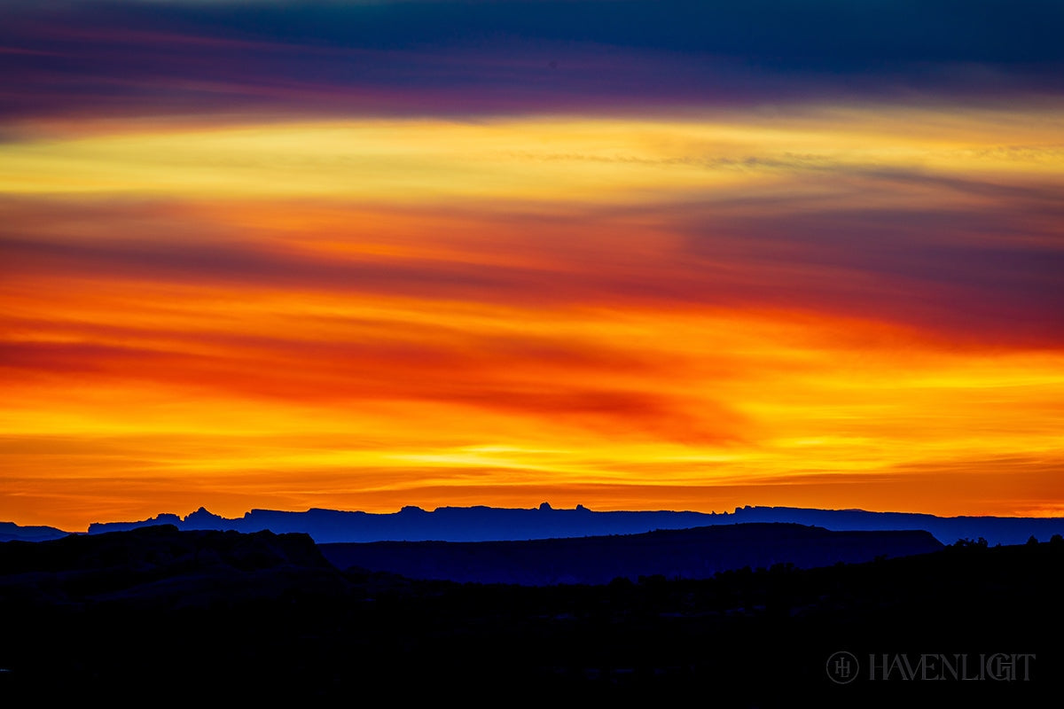 Stunning Desert Sunset at Arches National Park Utah - Perfect Wall Art for Home & Office Decor | Nature Photography Print for Living Room, Bedroom, or Gift