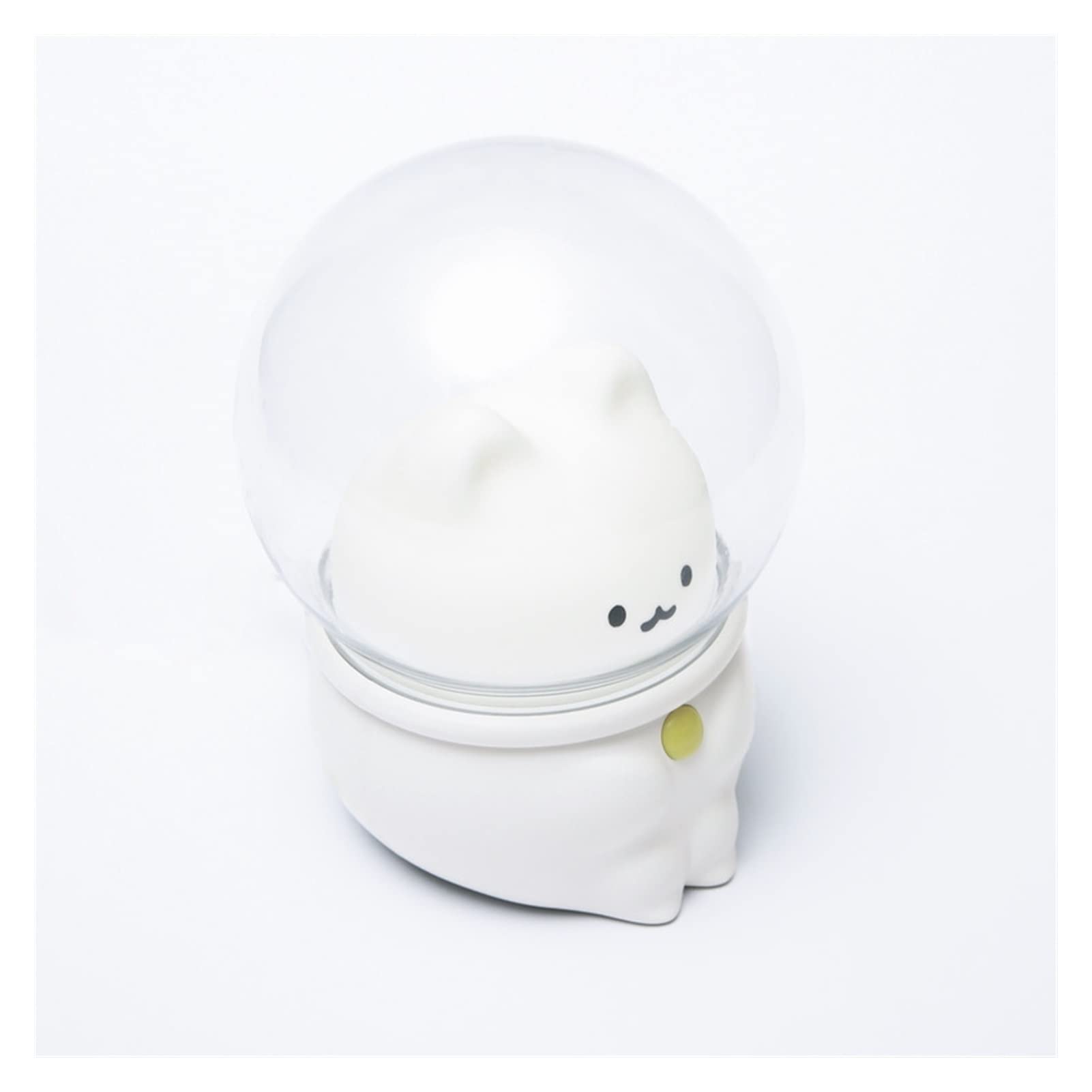 TOMYEUS LED Night Light - Space Capsule Cat & Rabbit Lamp for Kids, Baby Nursery, Bedroom, Bedside - Soft Warm Light, Cute Decor, Desk Lamp (Space Cat Color) - Perfect for Nighttime Reading, Relaxation & Gift Giving