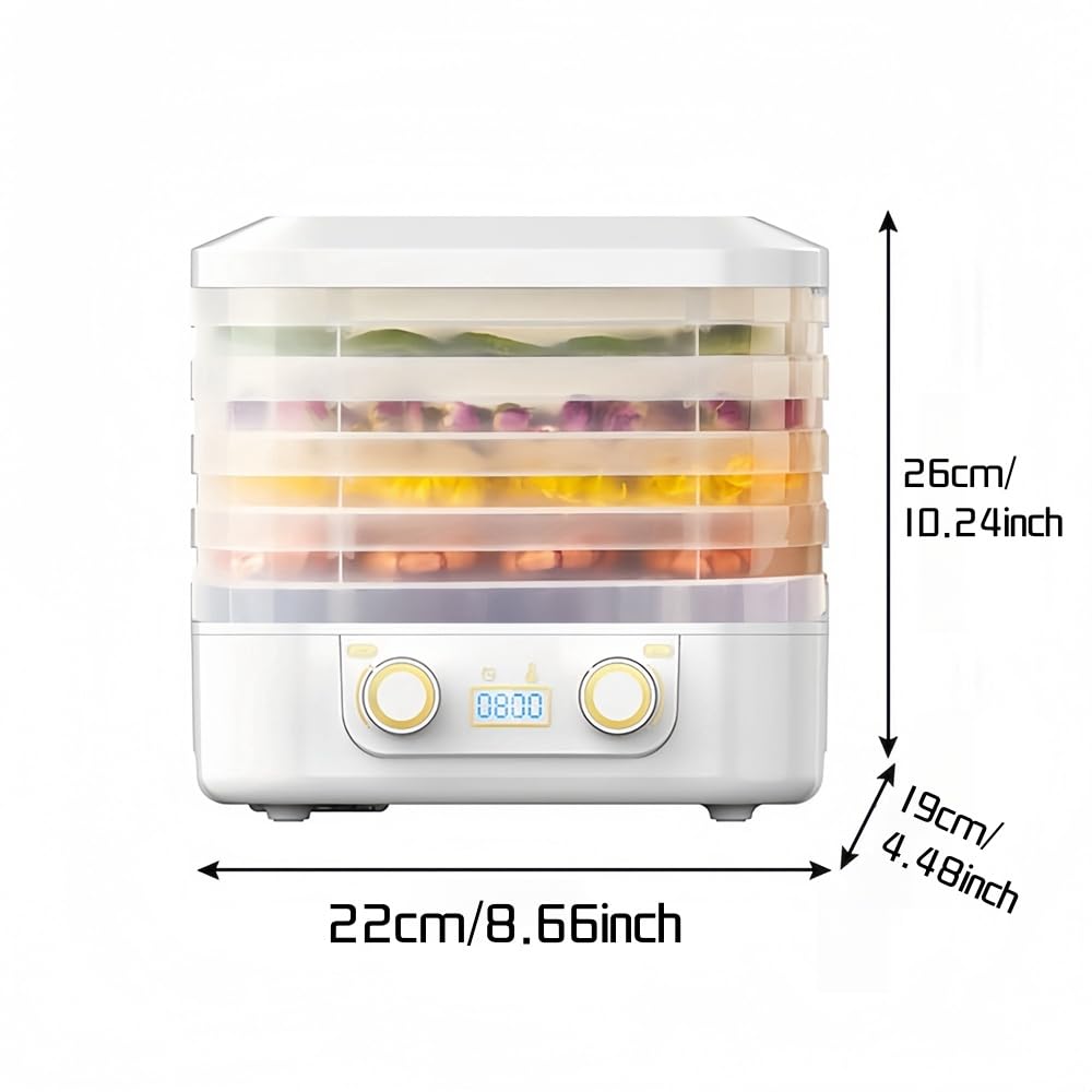 2025 New Food Freeze Dryer Machine for Home - Digital Adjustable Timer & Temperature Control - Dehydrate Candy, Snacks, Beef, Fruits, Meat & Vegetables - Perfect for Food Preservation, Camping & Emergency Prep (Blue)