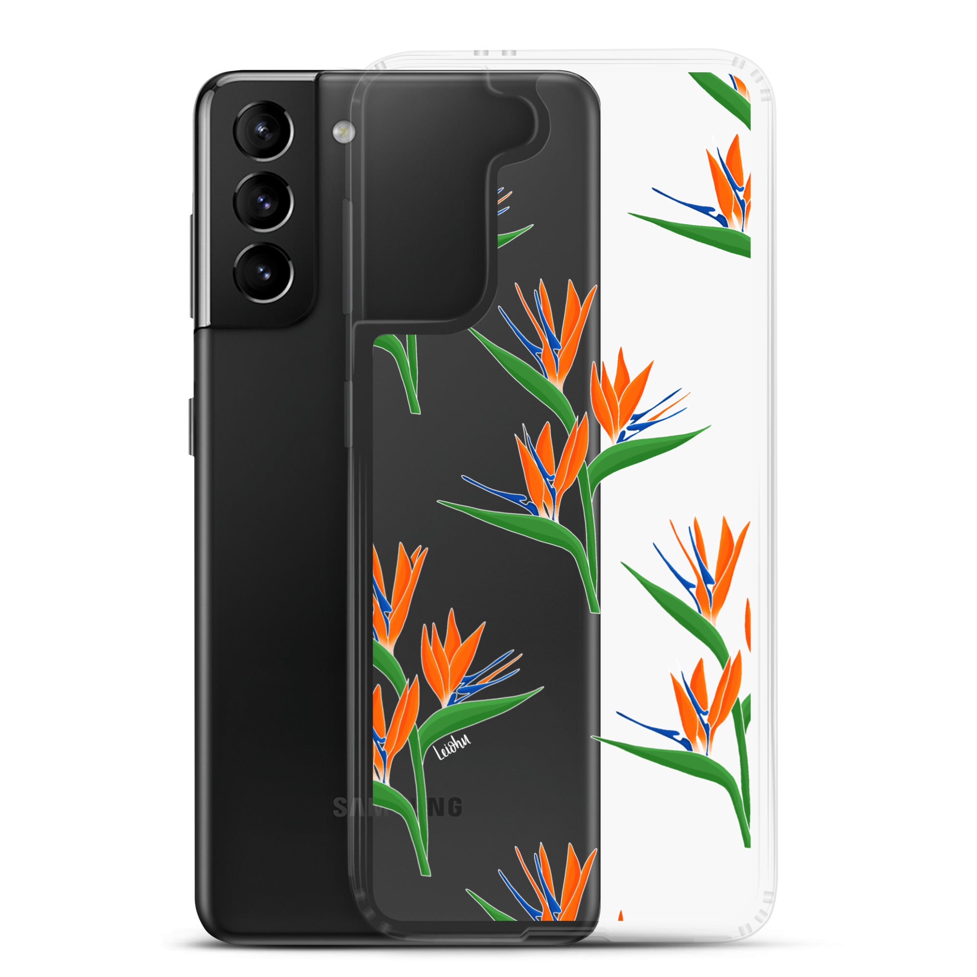 Bird of Paradise Clear Phone Case for Samsung Galaxy - Slim Protective Cover for Everyday Use & Travel