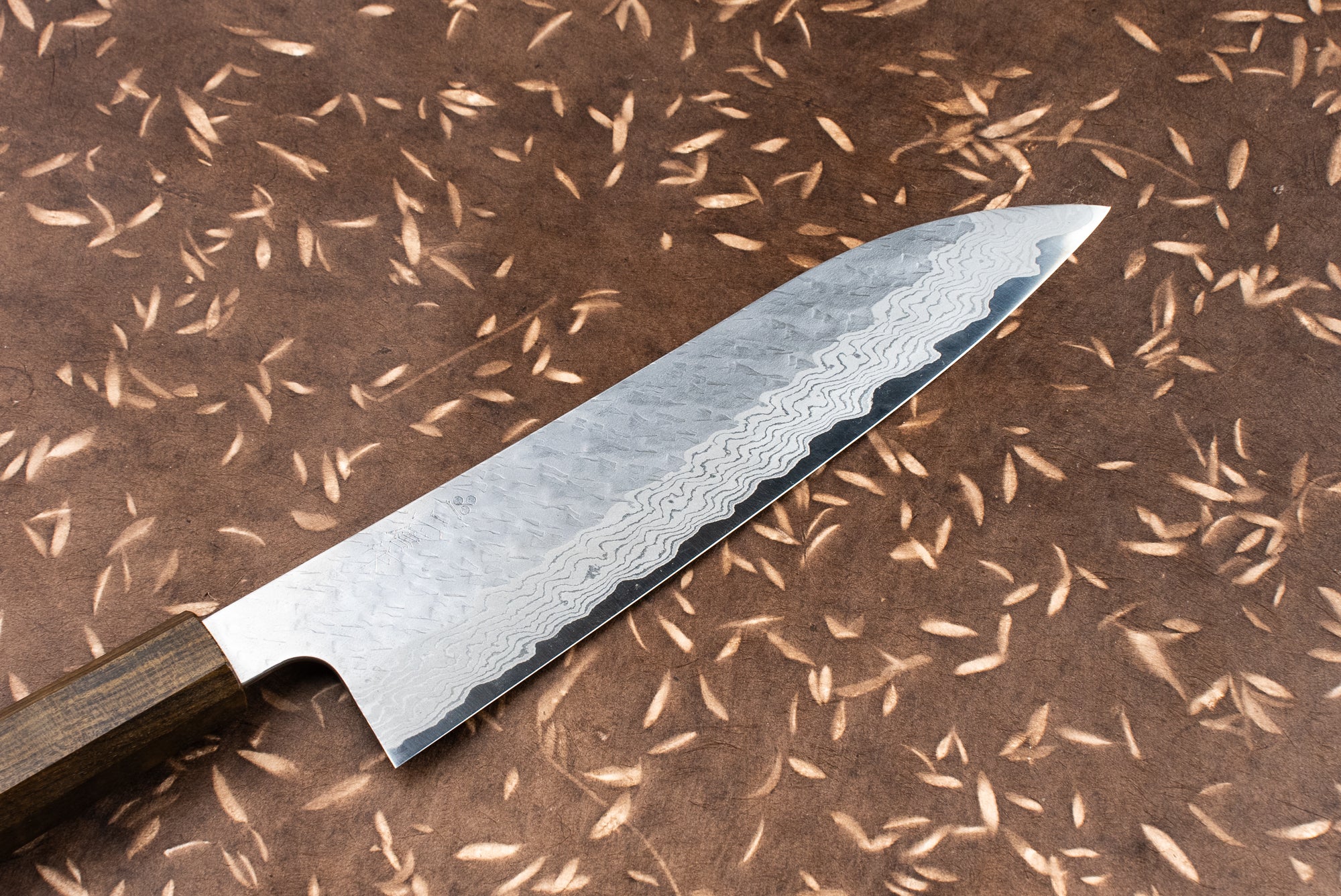 Premium Nigara VG10 Tsuchime Damascus Gyuto Chef Knife 210mm - Japanese High-Carbon Stainless Steel Kitchen Knife for Professional Chefs & Home Cooking - Perfect for Slicing, Dicing & Meat Cutting