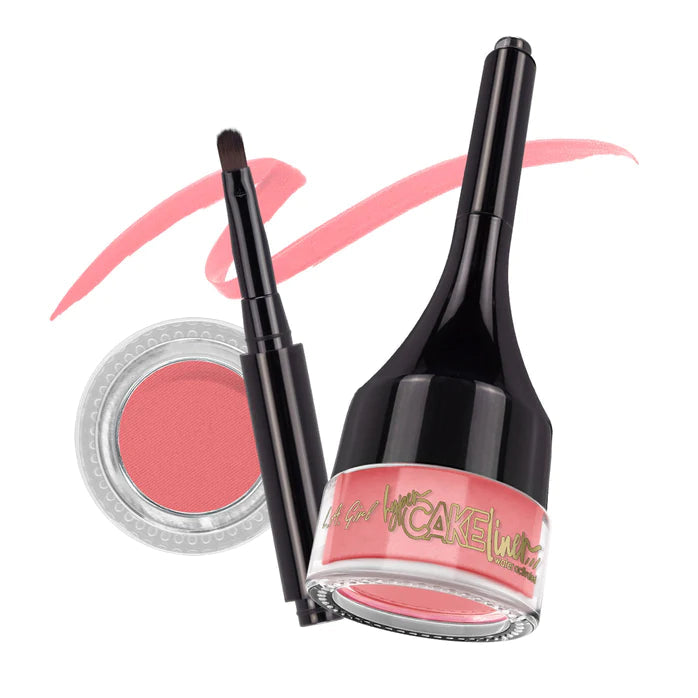 Rouge Pink Hyper Cake Liner - Long Lasting Waterproof Eyeliner for Party & Night Out Makeup | Vegan & Cruelty-Free