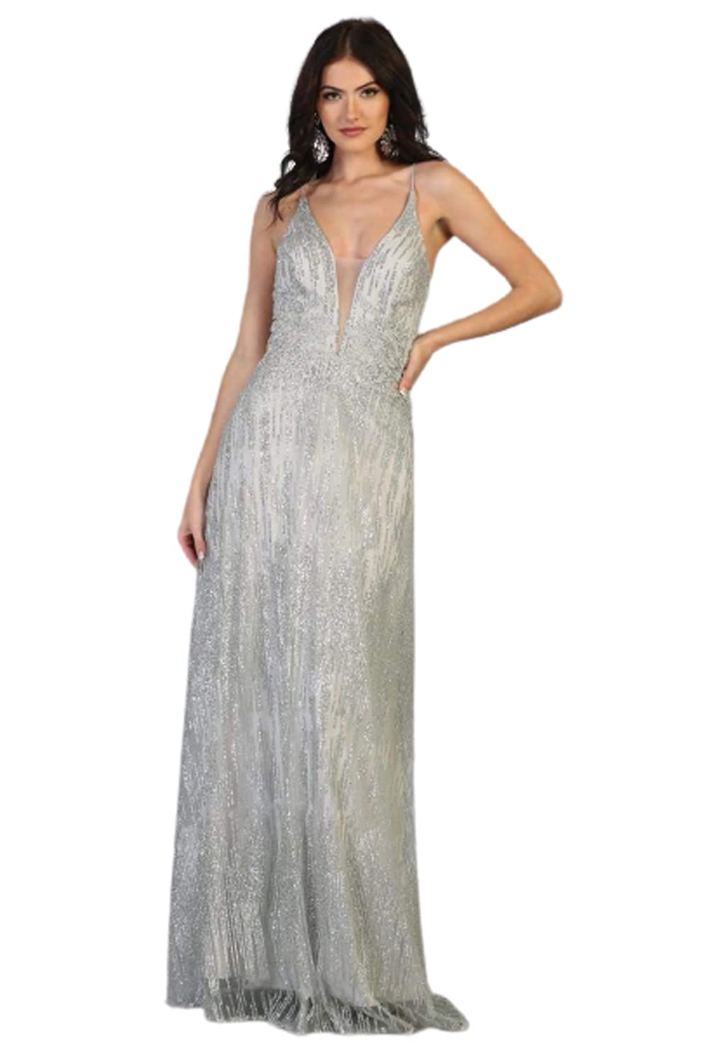 Elegant Glitter Formal Dress for Women - Perfect for Prom, Evening Gala & Special Occasions