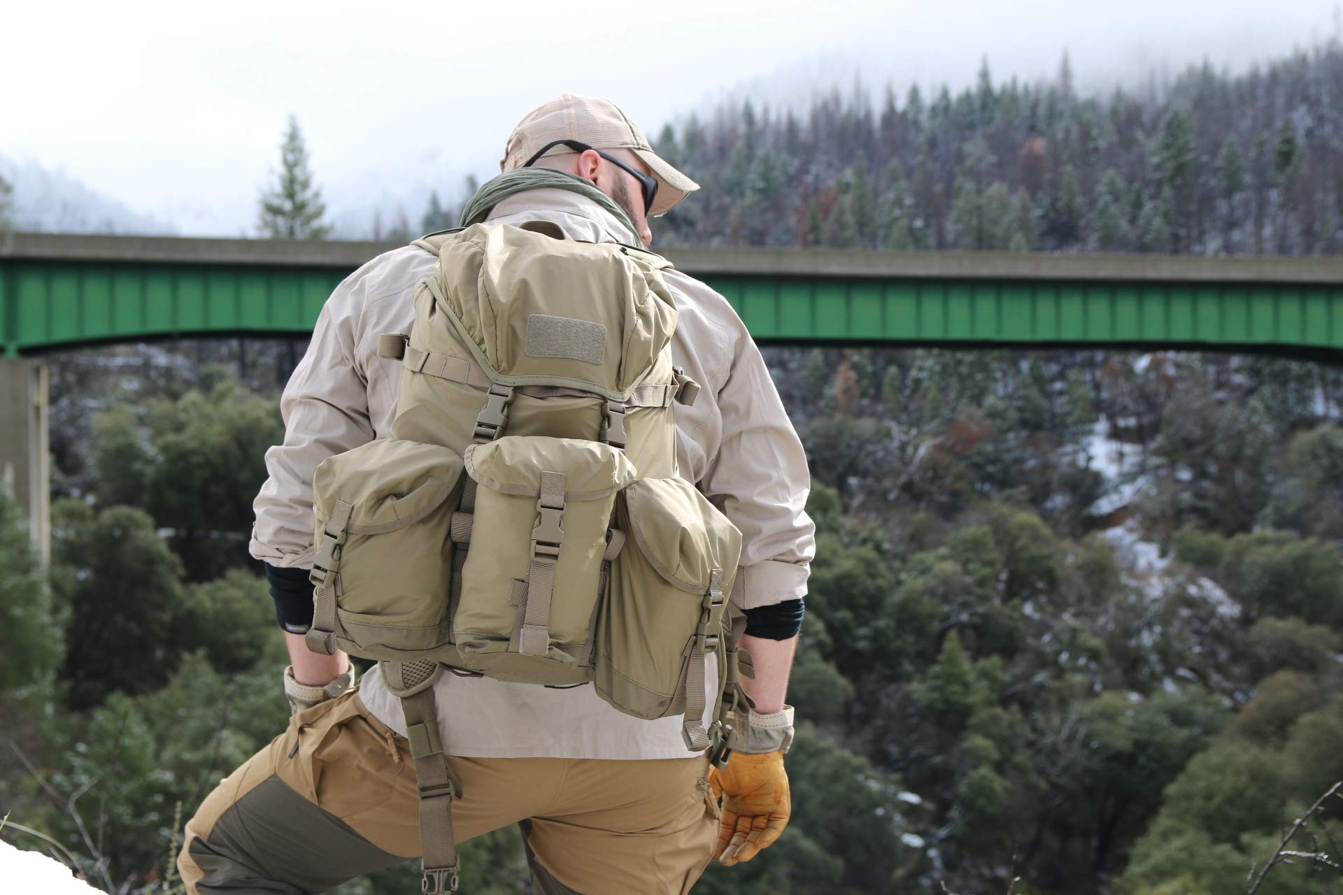 Helikon-Tex Matilda Bushcraft Backpack - Durable Outdoor Hiking Pack for Camping & Survival Gear (Black) | Perfect for Wilderness Adventures & Tactical Use