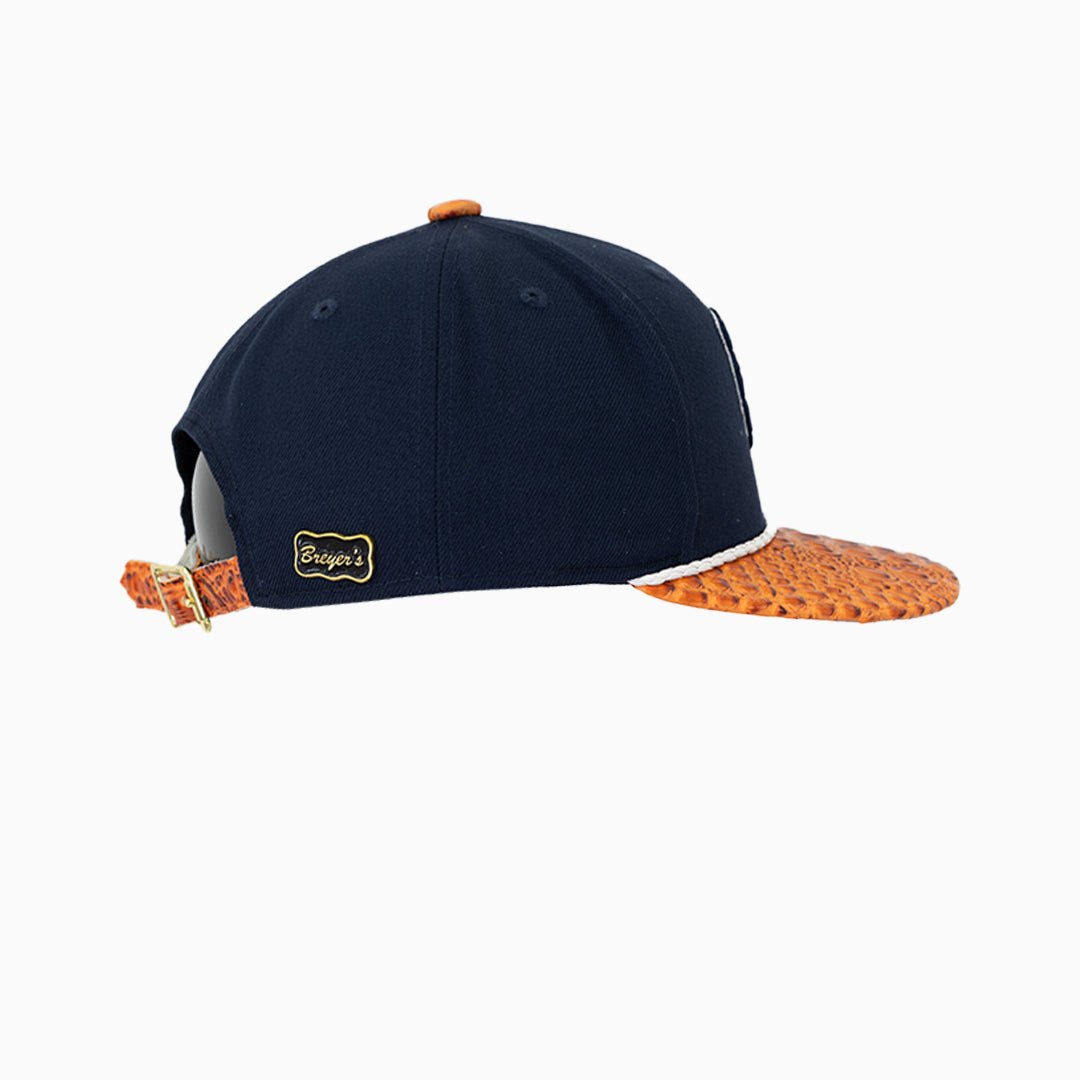 Breyer's Buck 50 Chicago Bears NFL Team Patent Leather Baseball Cap - Perfect for Football Games, Tailgating & Sports Fan Gifts