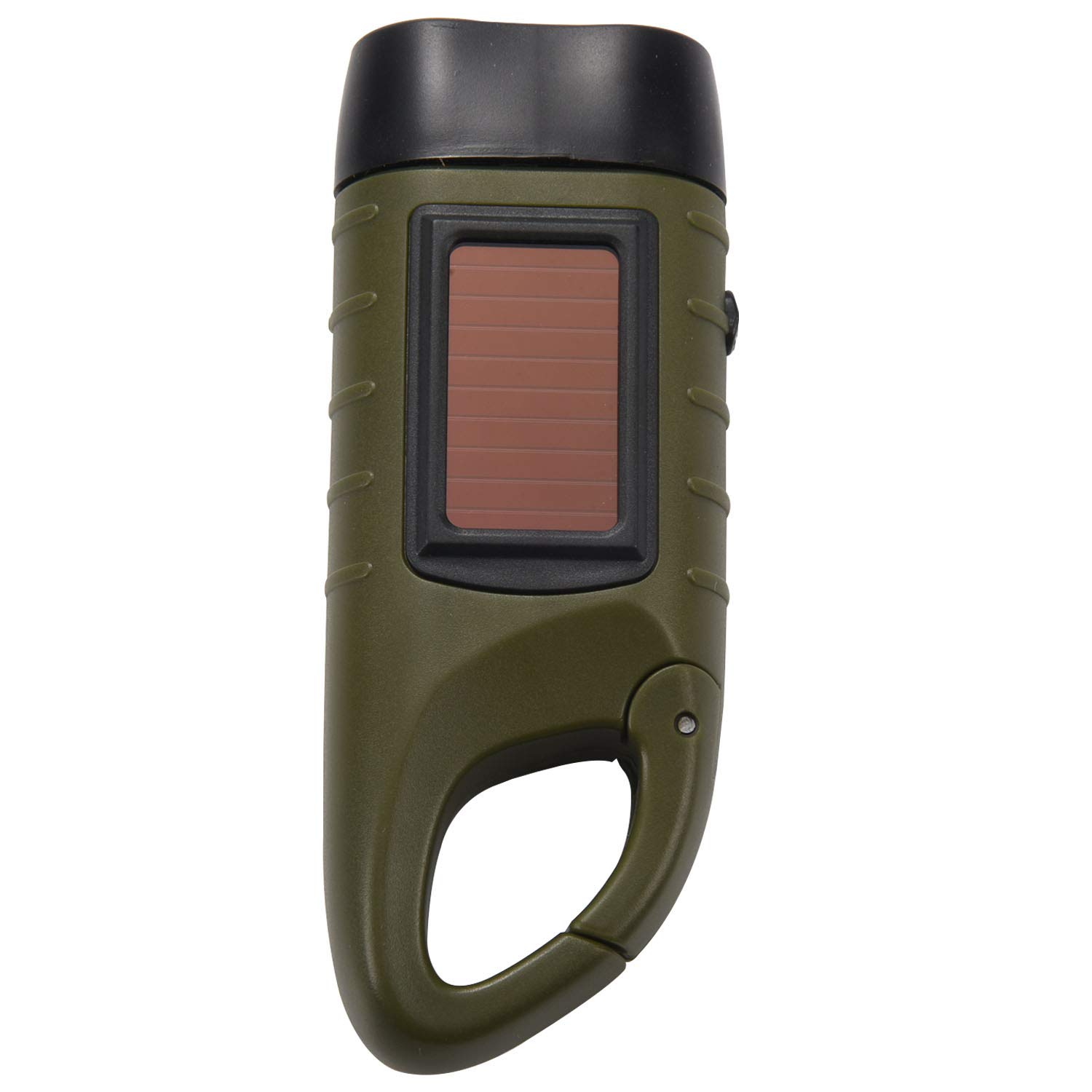 Huhebne Emergency Hand Crank Dynamo Solar Flashlight - Rechargeable LED Torch with Powerful 1000 Lumens for Outdoor Camping, Hiking, Power Outages & Survival Kits - Waterproof & Portable for Emergency Preparedness
