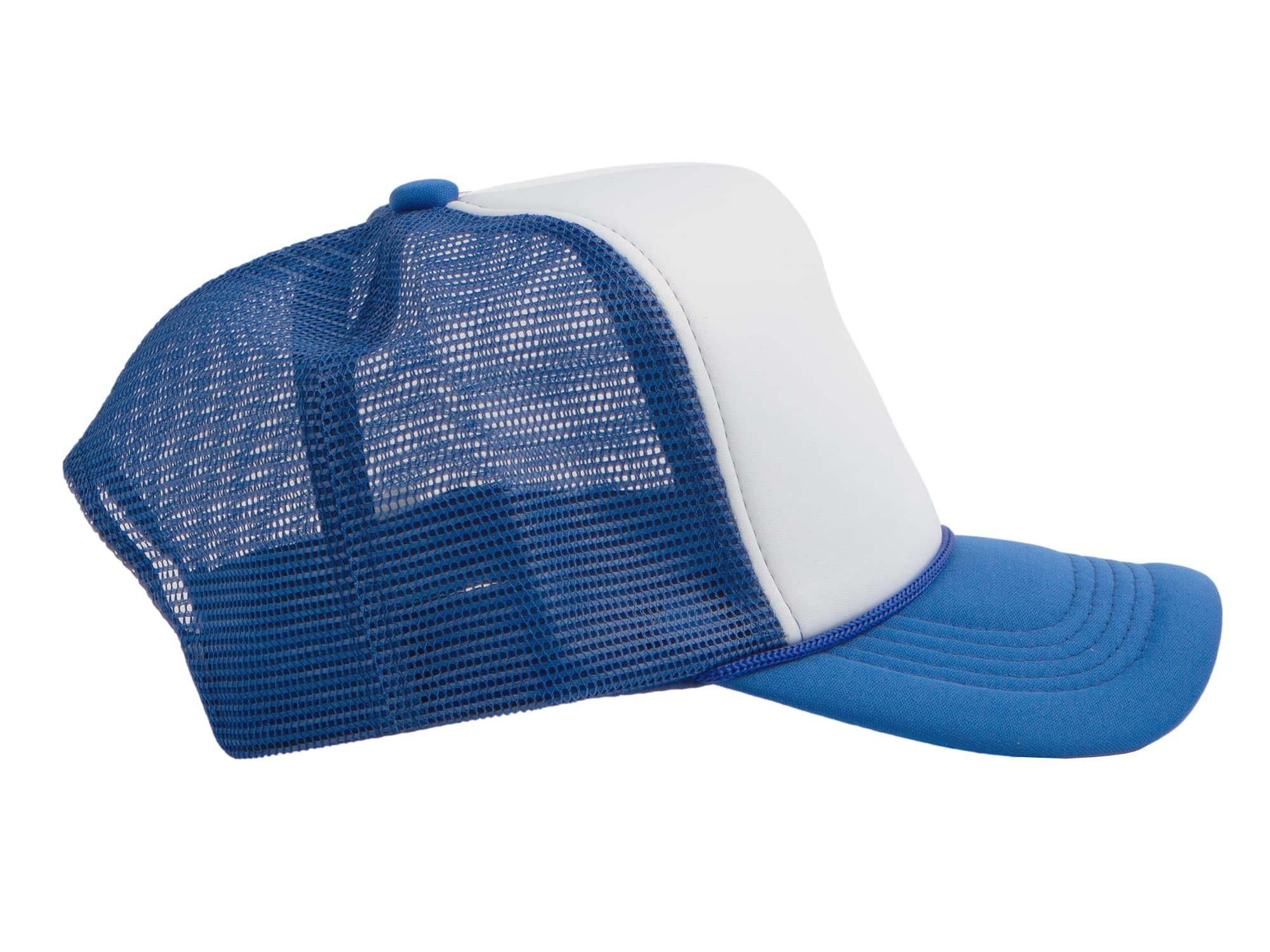 12 Pack Bulk Plain Blank Trucker Hats for Men & Women - Wholesale Adjustable Mesh Back Baseball Caps for Outdoor Sports, Fishing, Hiking & Casual Wear
