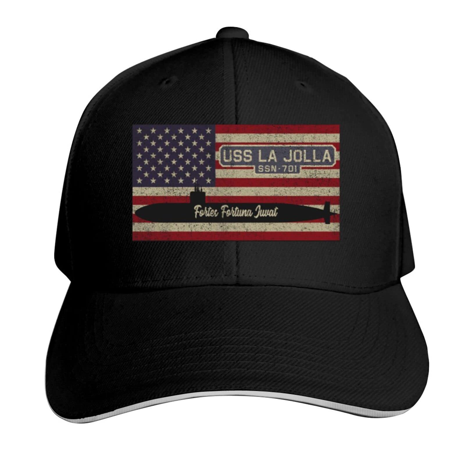 USS Albany CG-10 Vintage Navy Baseball Cap - Unisex Adjustable Dad Hat for Men & Women - Military Style Plain Casual Hat for Sports, Outdoor Activities & Everyday Wear