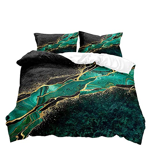 Emerald Green Marble (No Comforter)