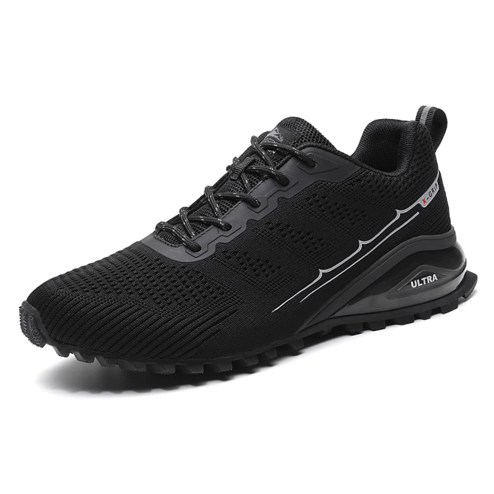 SAMEVE Men's Wide Trail Running Shoes for Big & Tall - Lightweight Breathable ASK751 - Perfect for Hiking, Jogging & Outdoor Activities