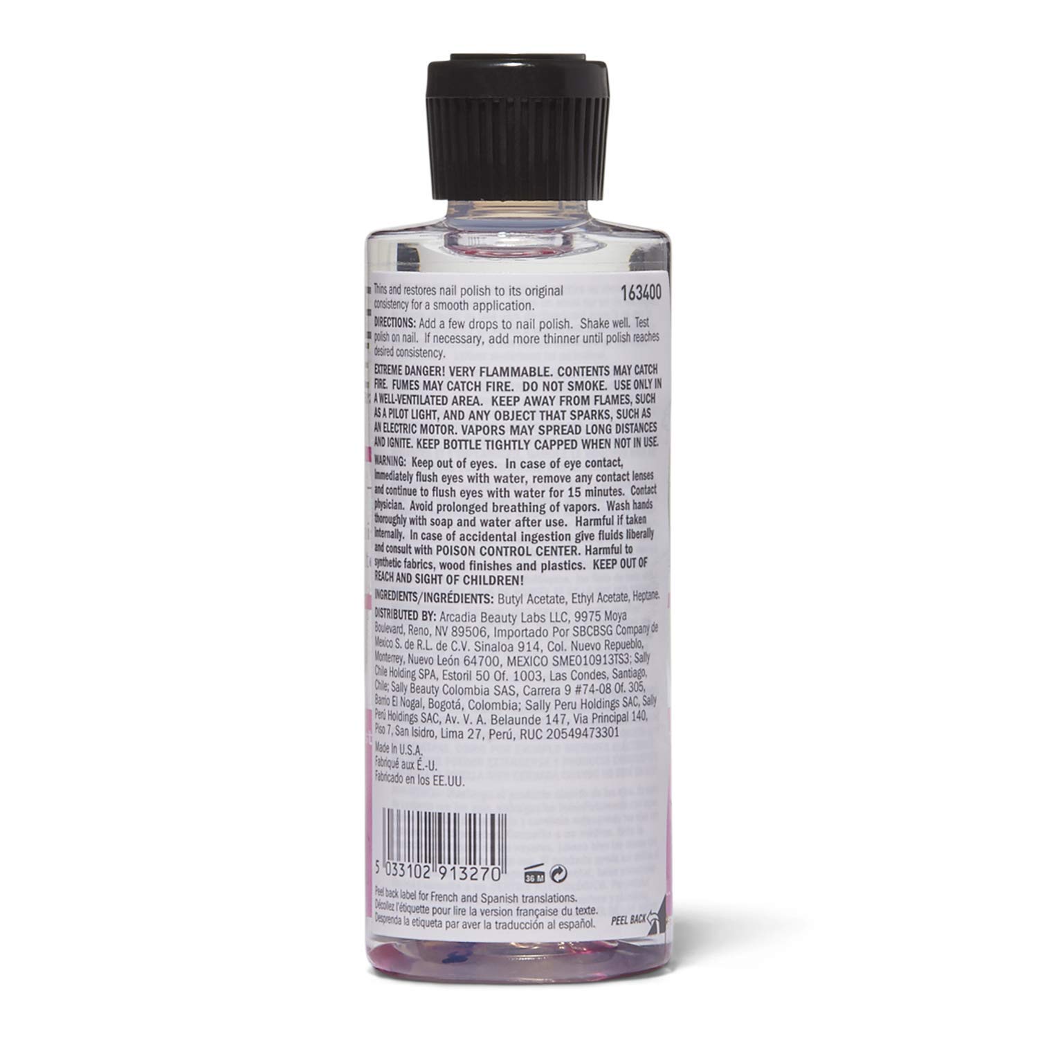 Beauty Secrets Nail Polish Thinner - Restores & Extends Nail Polish Life | Perfect for Salons & DIY Manicures at Home