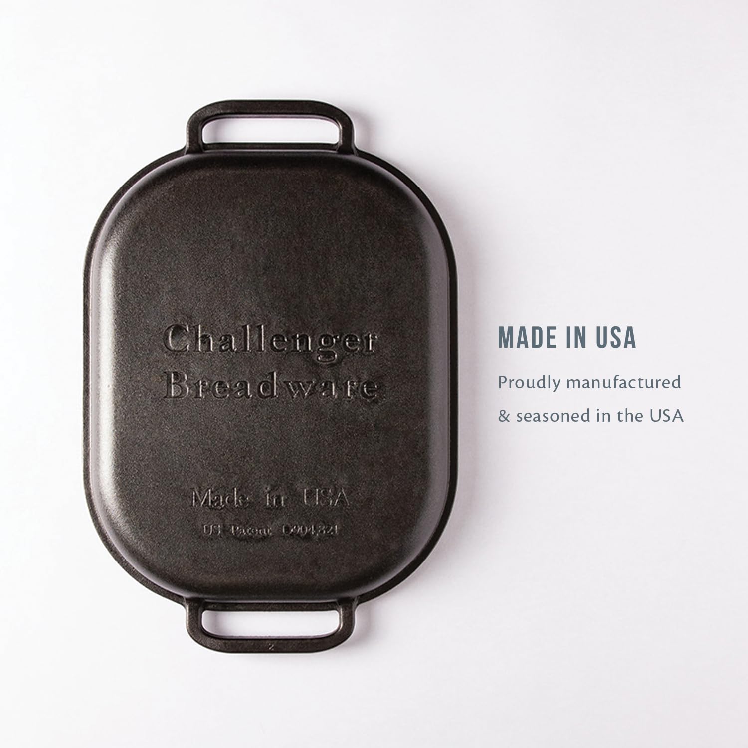 Premium Cast Iron Bread Pan with Lid - USA Made Dutch Oven Loaf Pan for Homemade Sourdough, Artisan Bread Baking | Perfect for Kitchen, Camping & Outdoor Cooking