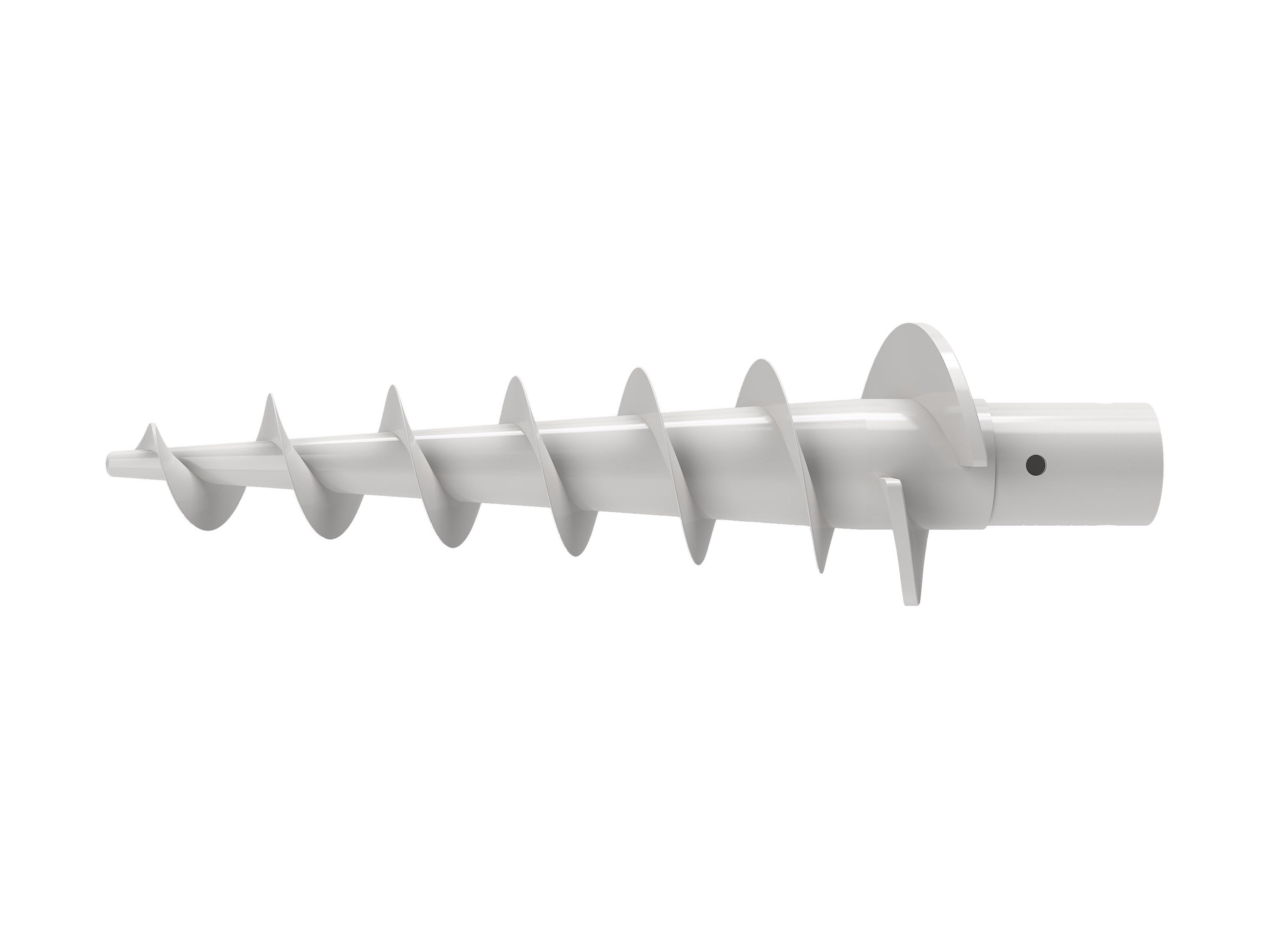 7.5ft White Beach Umbrella - UV Protection Sand Anchor - Perfect for Poolside, Backyard, and Oceanfront Relaxation