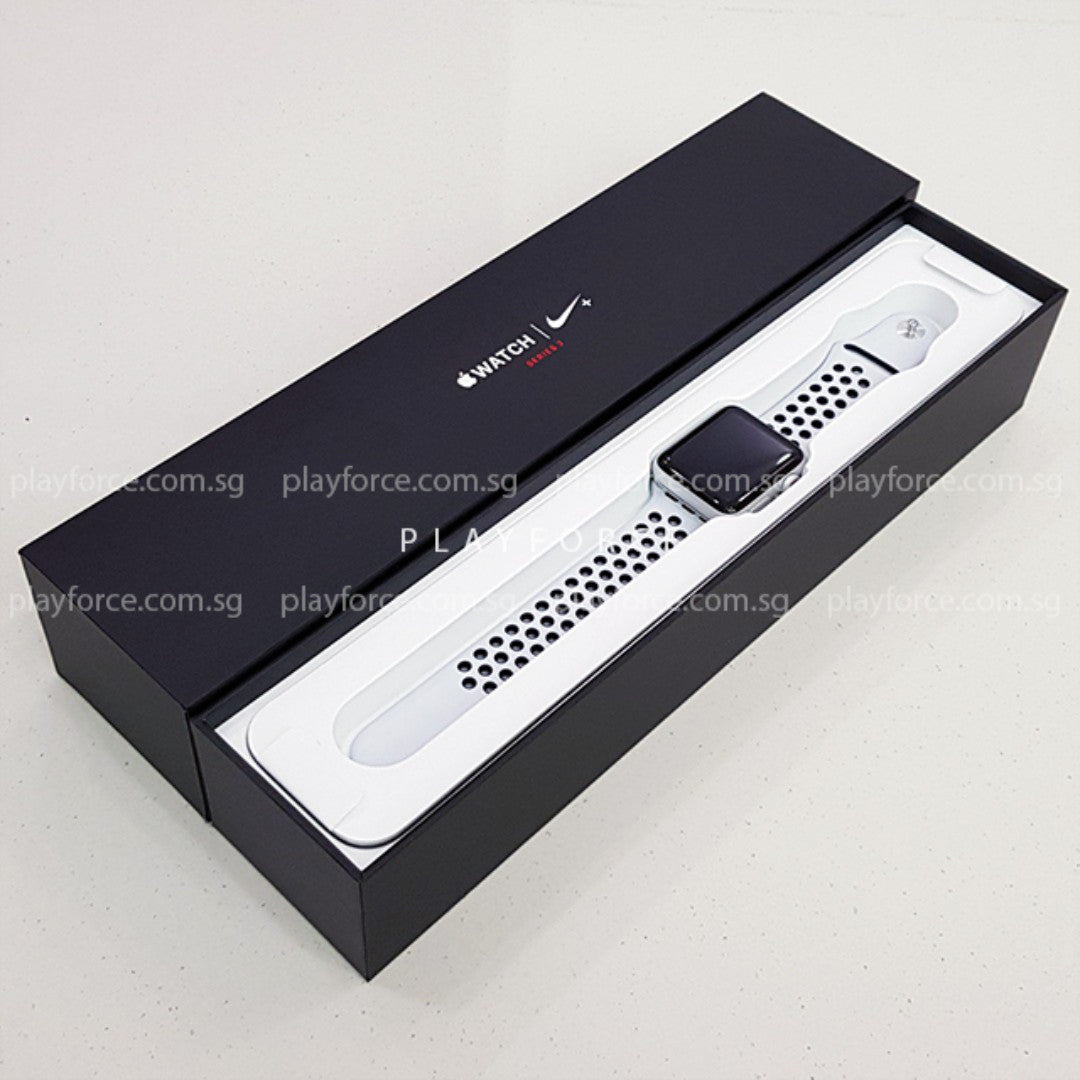 Nike+ Series 3 Smartwatch 42mm GPS + Cellular - Fitness Tracker & Heart Rate Monitor for Running, Swimming & Daily Activity Tracking
