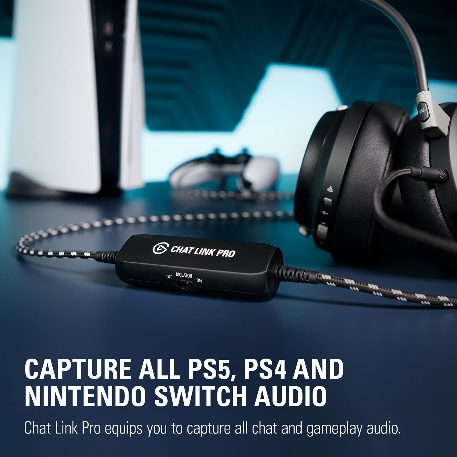 Elgato HD60 X External Capture Card for Streaming & Recording - Chat Link Pro Audio Adapter Included - Perfect for Twitch, YouTube & Game Capture
