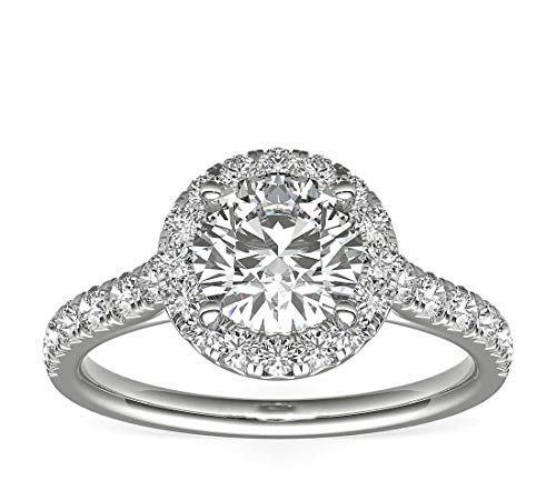2 CTW Moissanite Engagement Ring for Women - Simulated Diamond Wedding Band - Elegant Promise Ring for Proposal, Anniversary Gift - Perfect for Bridal Jewelry & Special Occasions