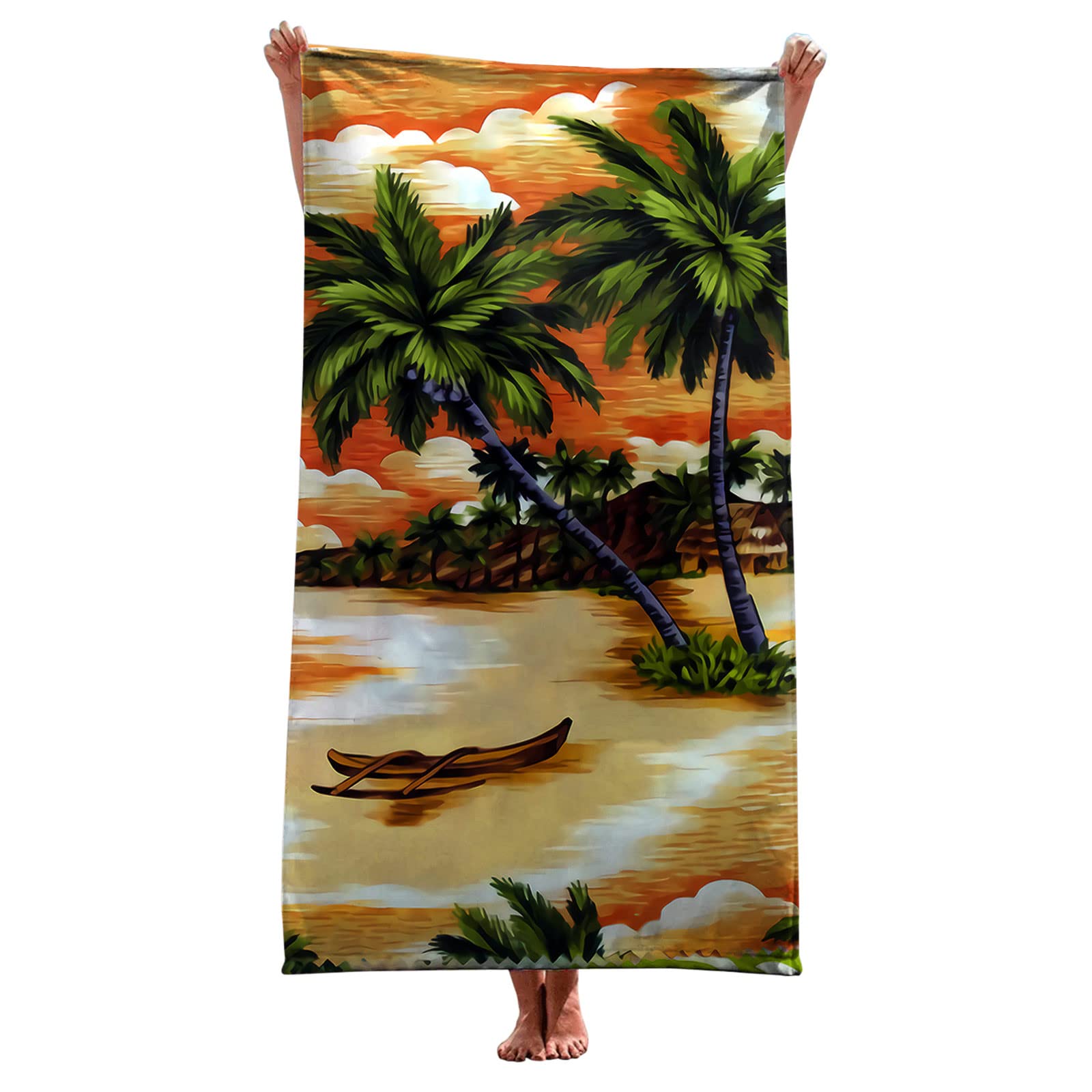 Quick Dry Camping Towels for Adults - Lightweight & Colorful Beach Towel, Sandproof Bath Towel & Multipurpose Blanket - Perfect for Swimming, Yoga, Travel & Outdoor Adventures