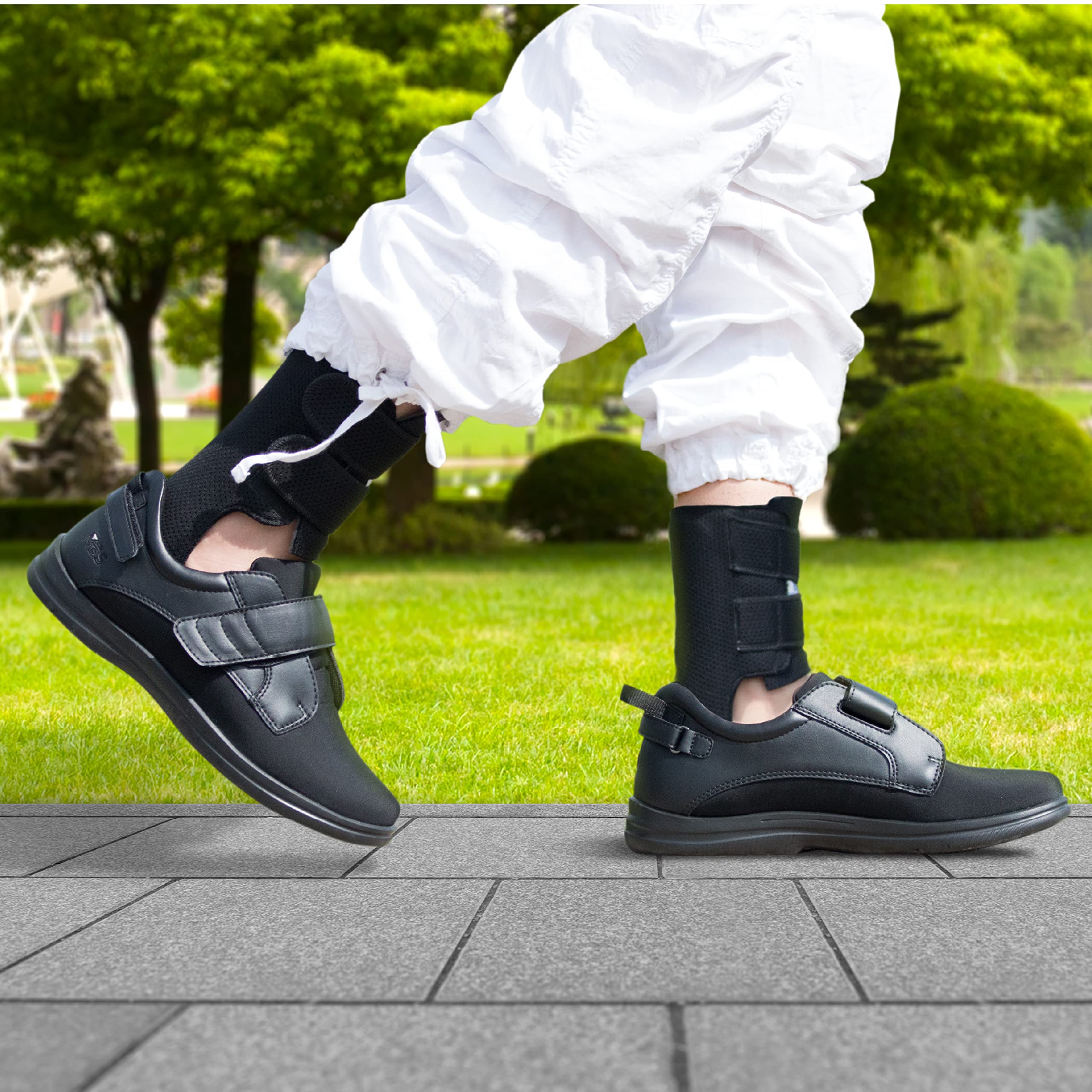 Apex Men's Balance Shoe (ABS) - Black | Lightweight Walking Shoes for Men | Perfect for Running, Gym & Everyday Wear