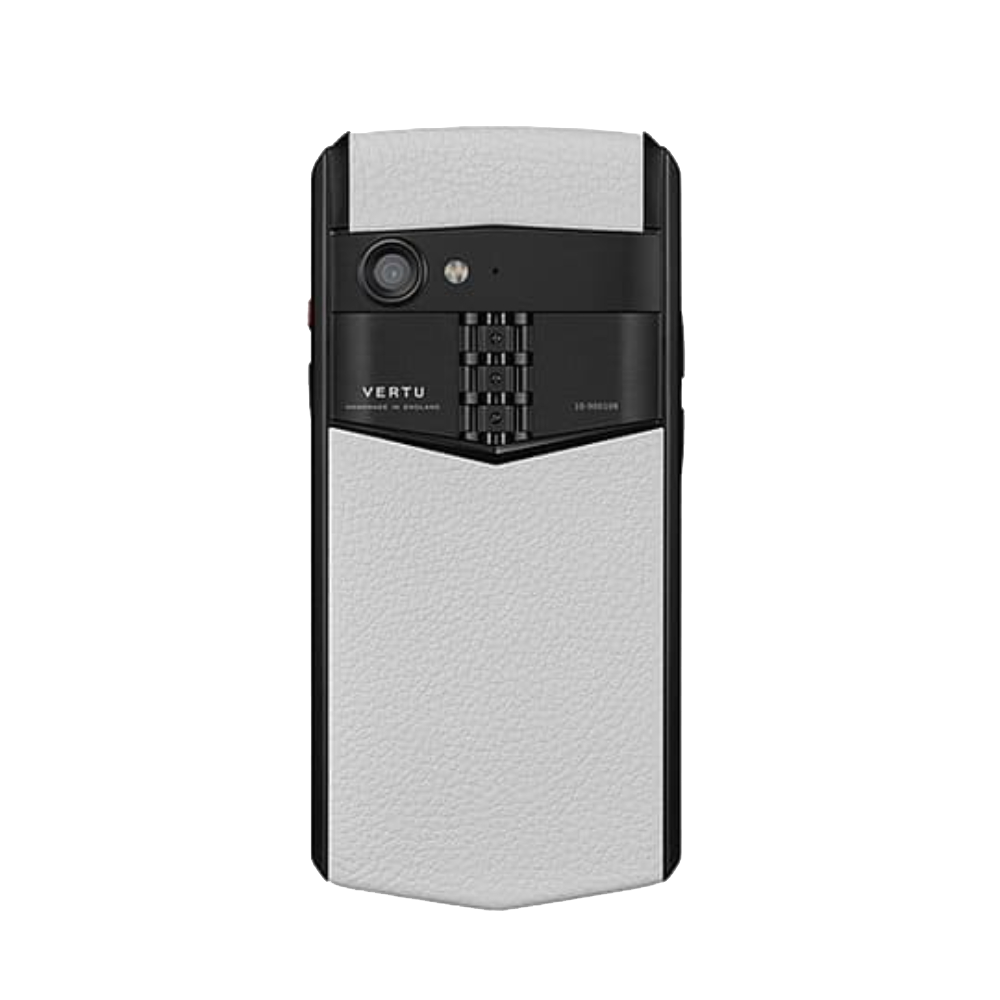 Gothic Calfskin Phone Case for iPhone & Samsung - Moon White | Premium Leather Protective Cover | Perfect for Daily Use, Work & Travel