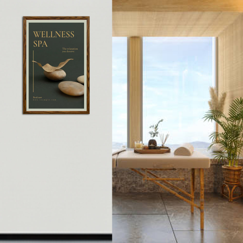 16x16 Designer Wood Snap Frames for Posters - Premium 2 Wide Matboard Display - Perfect for Home Decor, Office Art & Gallery Exhibitions