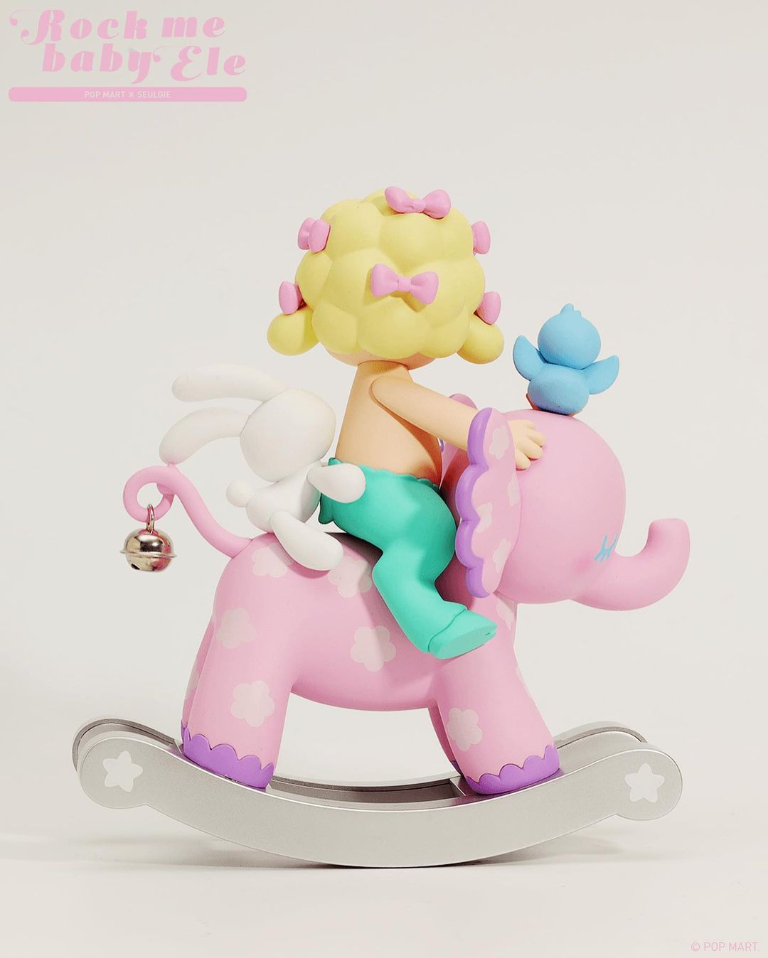 POP MART Satyr Rory Rock Me Baby Elephant Blind Box Figure - Cute Collectible Vinyl Toy for Home Decor, Office Display & Gift Giving