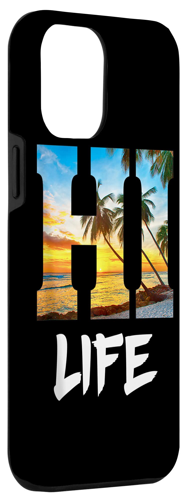 iPhone 12 Pro Max Case - Hawaii Hawaiian Aloha Vacation Beach Maui Themed Protective Phone Cover | Perfect for Summer Travel, Beach Trips & Tropical Getaways