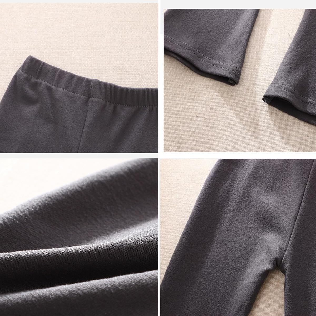 Toddler Girl Flare Leggings - Black Fleece Lined Warm Bell Bottom Pants for Kids | Winter Playtime & Casual Outfits