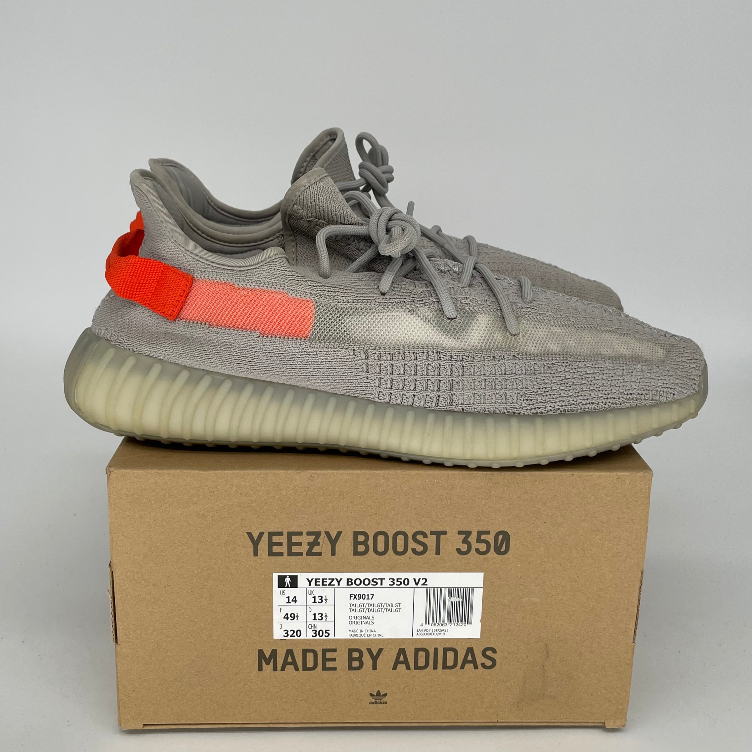 Adidas Yeezy Boost 350 V2 Tail Light Men's Running Shoes Size 14 FX9017 - Comfortable Sneakers for Jogging, Gym Workouts & Casual Streetwear