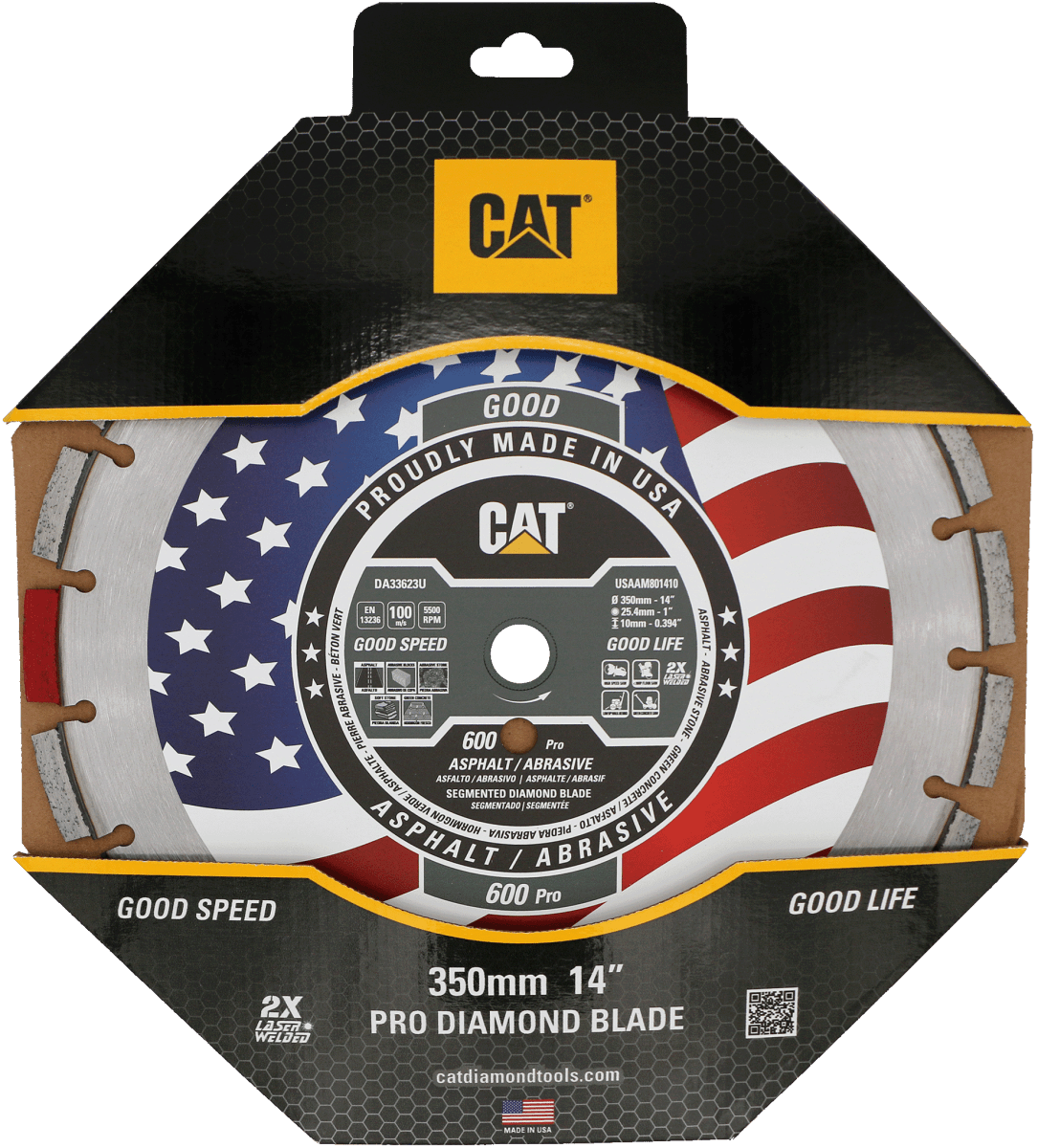 Diamond Blade for Cutting Abrasive Materials - Pro 600 Cat Model | Free Shipping | Perfect for Tile, Concrete & Masonry Work